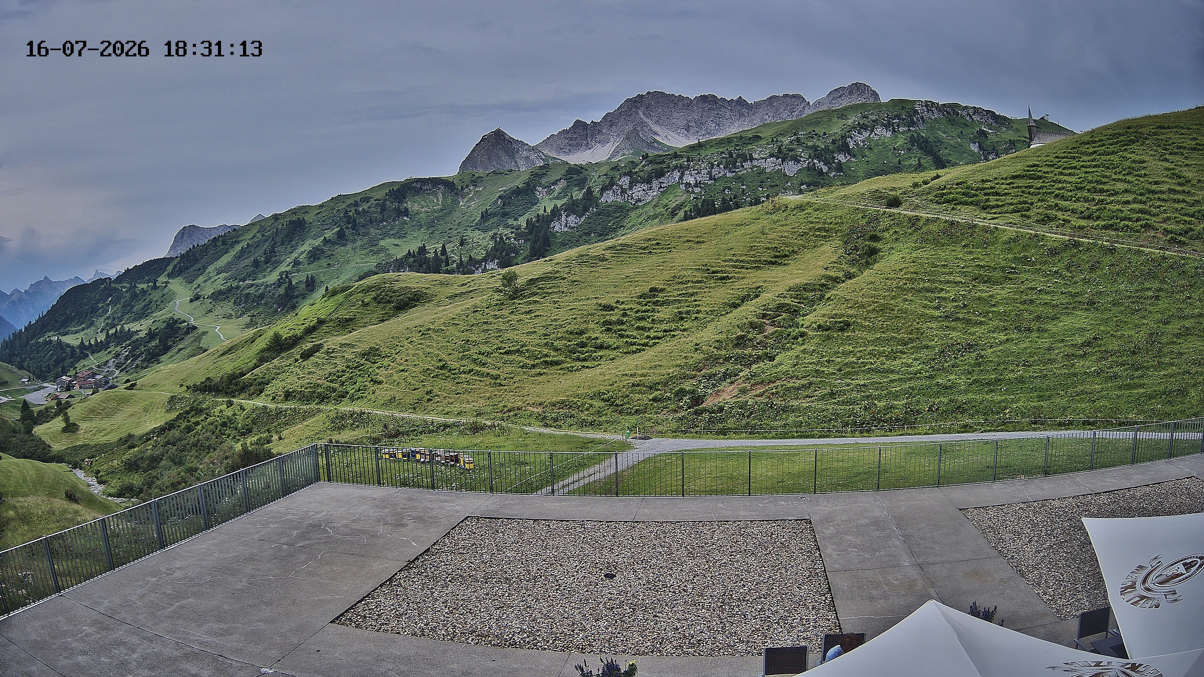 Archived image Webcam Hotel Adler at Warth