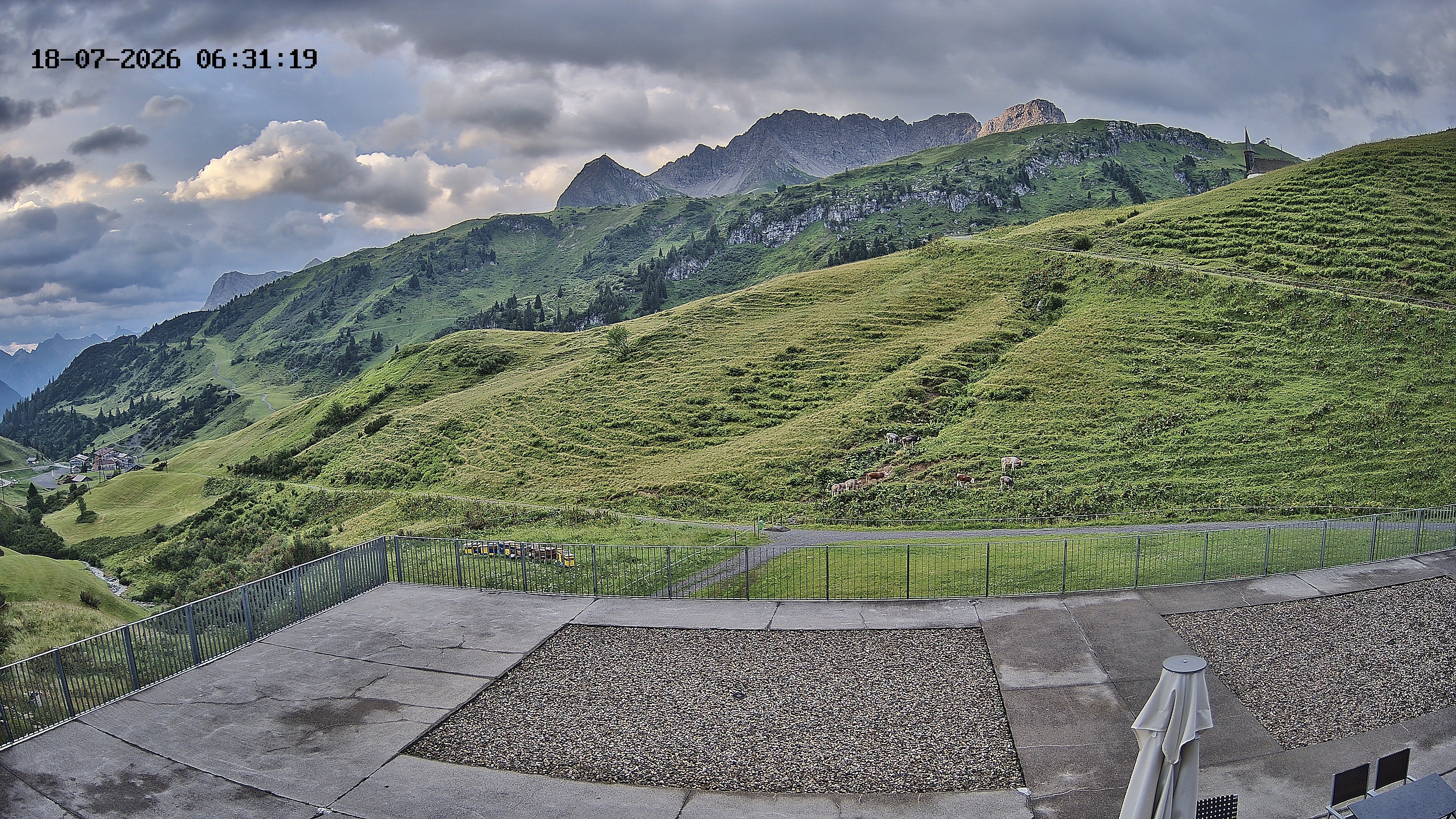 Archived image Webcam Hotel Adler at Warth