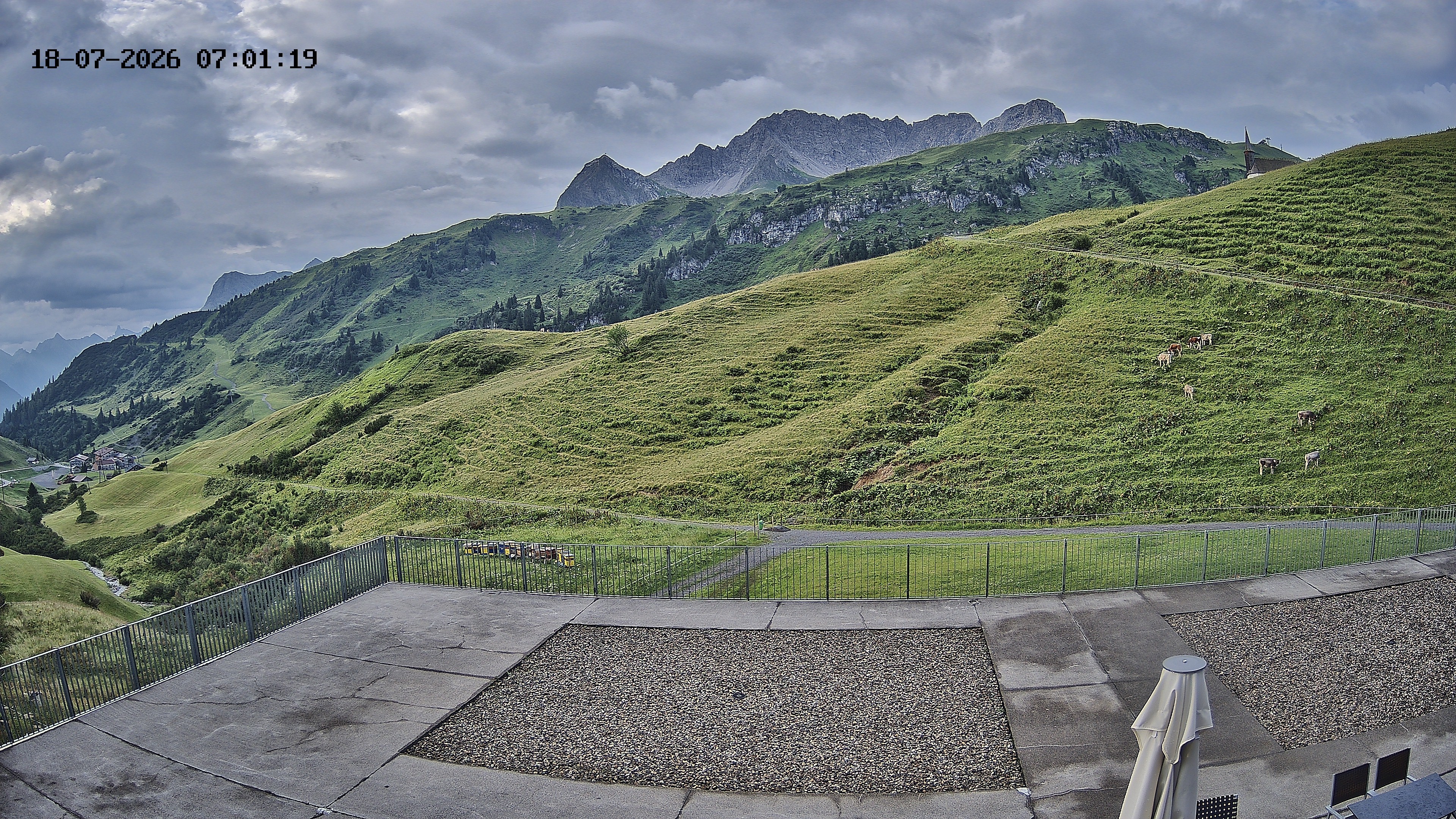 Archived image Webcam Hotel Adler at Warth