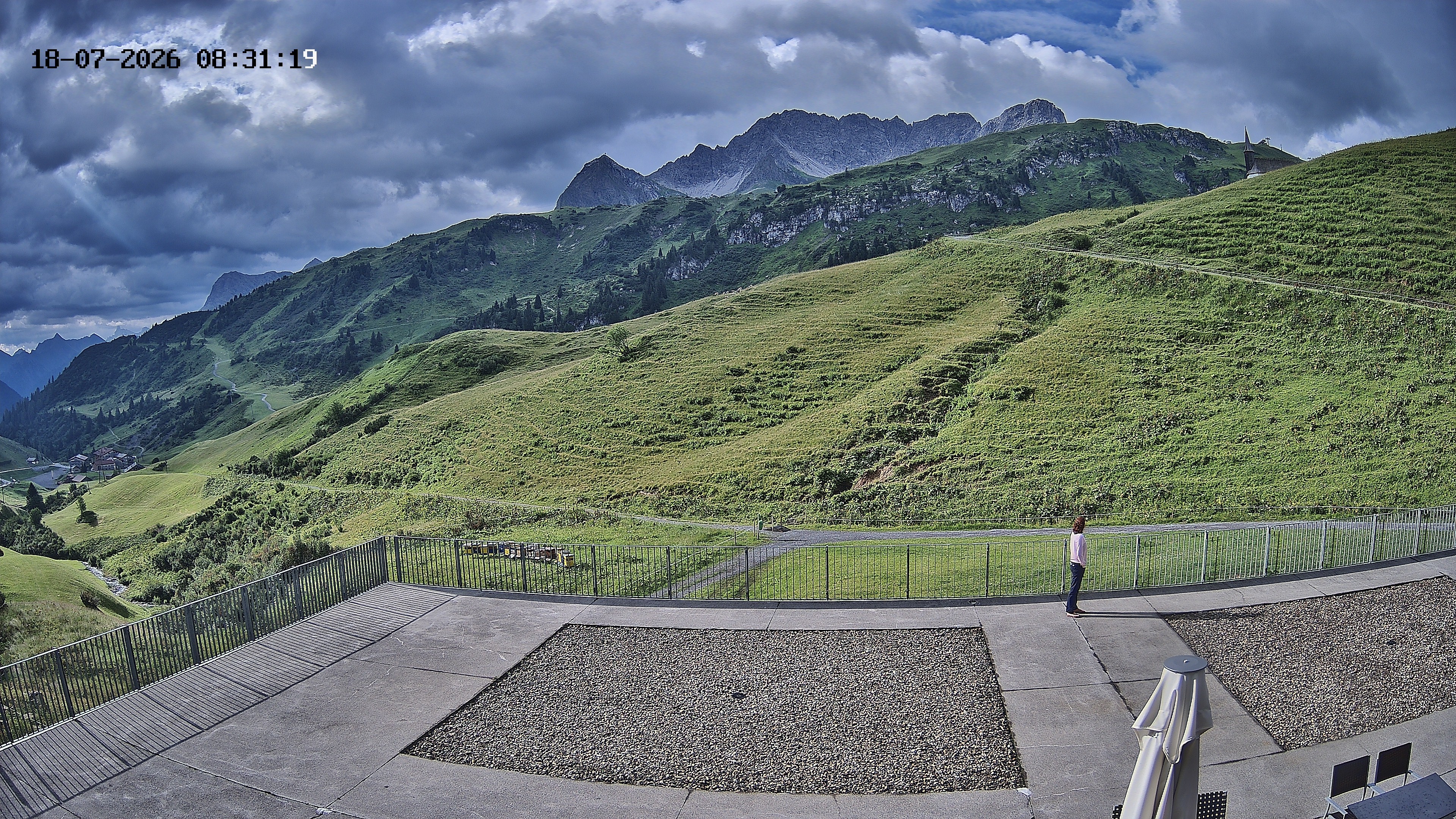 Archived image Webcam Hotel Adler at Warth