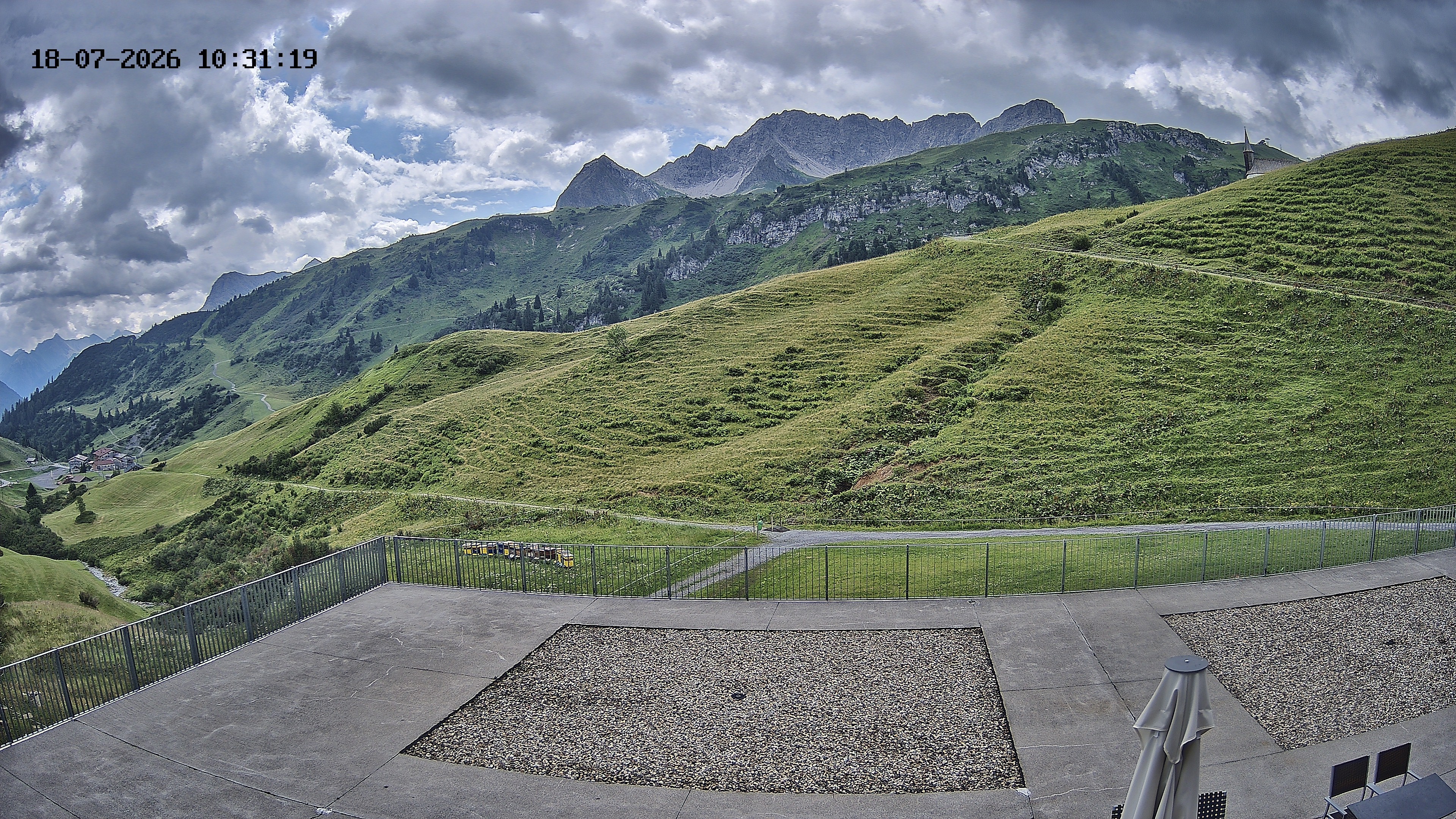 Archived image Webcam Hotel Adler at Warth