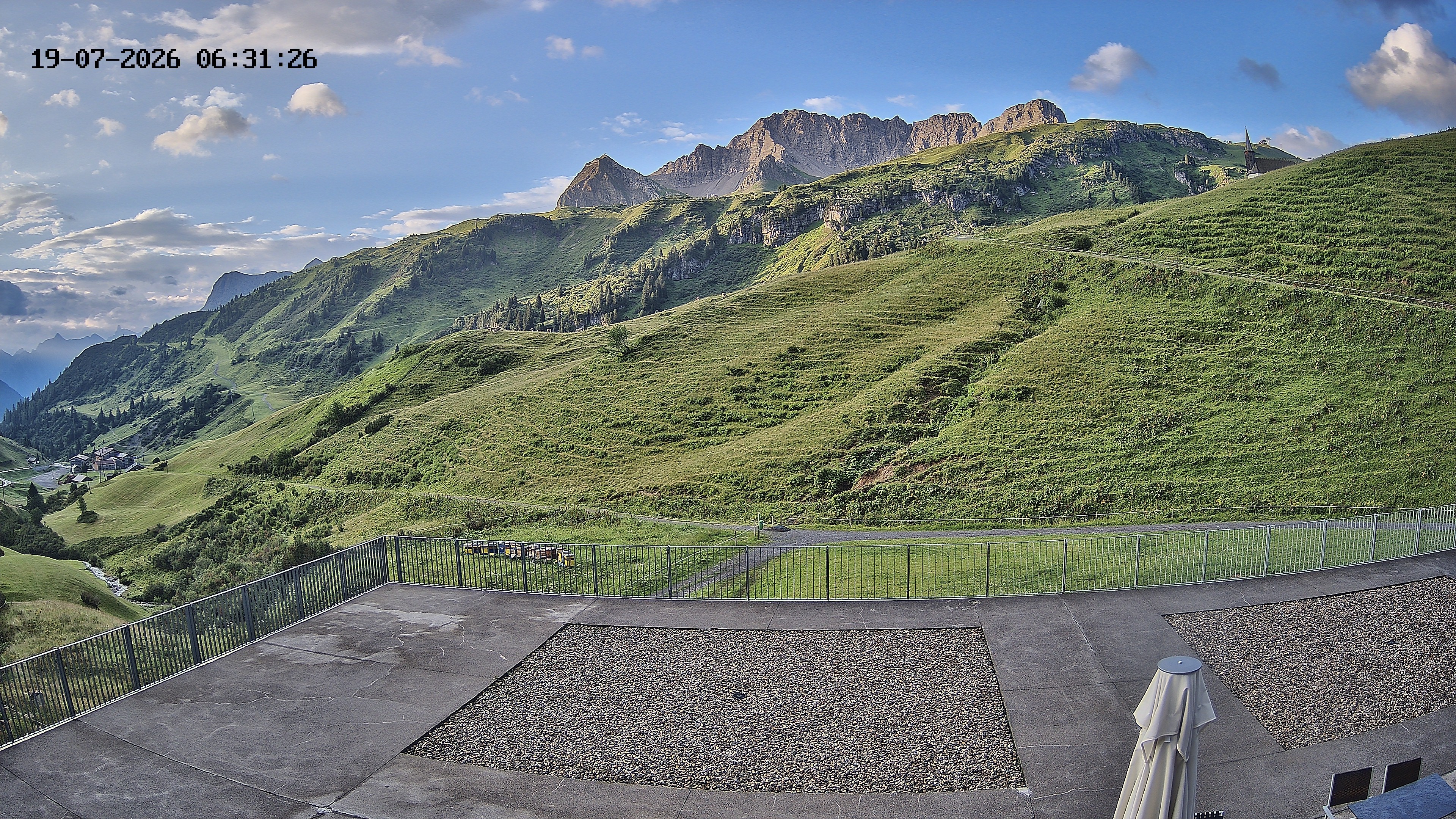 Archived image Webcam Hotel Adler at Warth