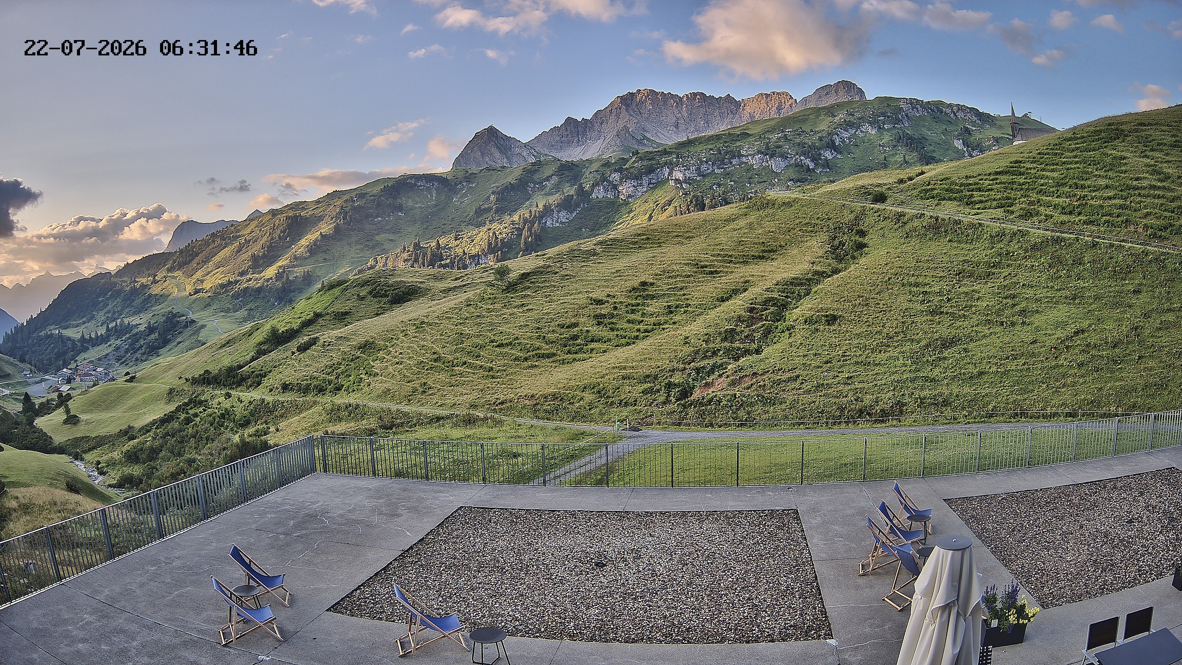Archived image Webcam Hotel Adler at Warth