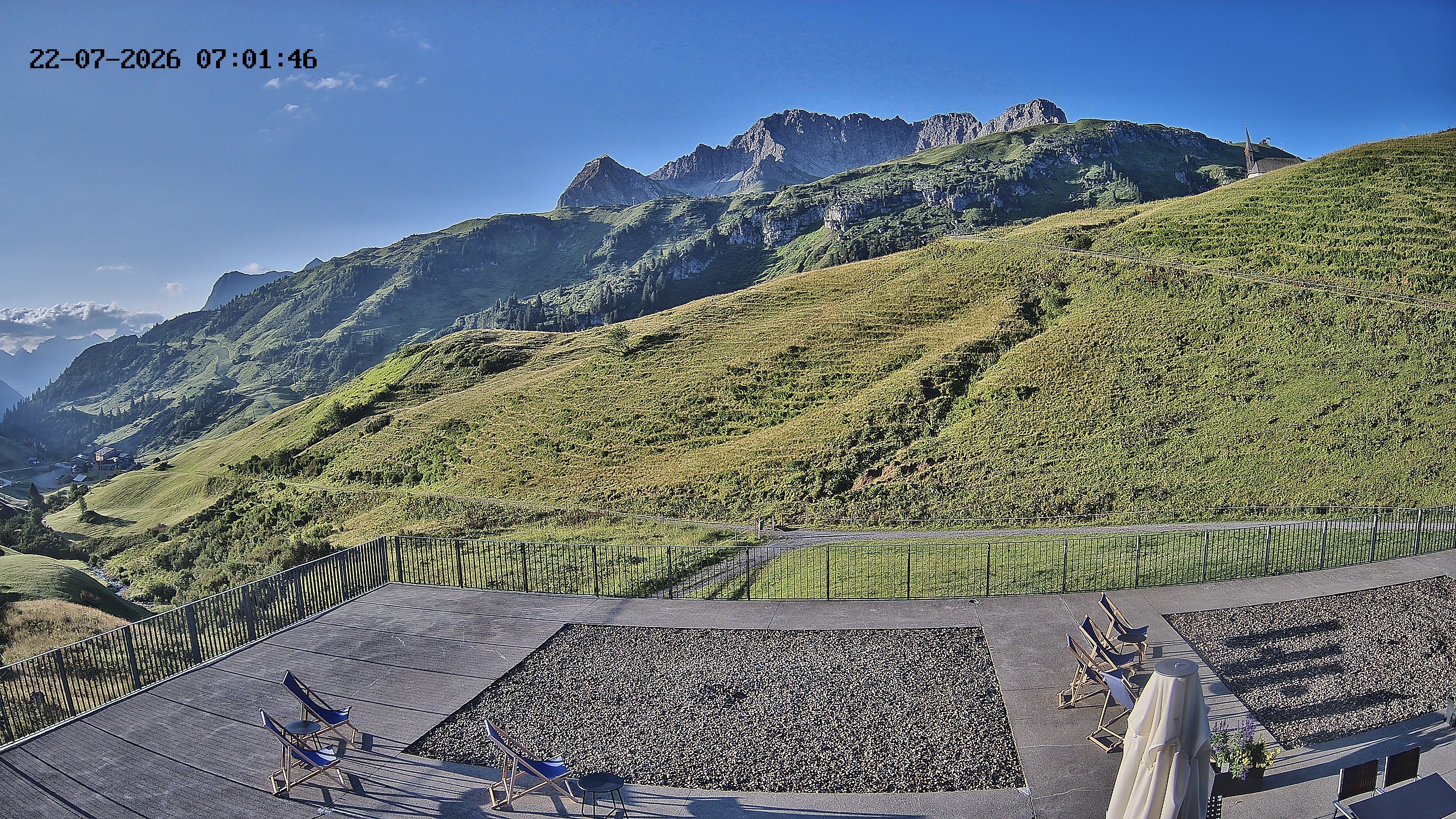 Archived image Webcam Hotel Adler at Warth