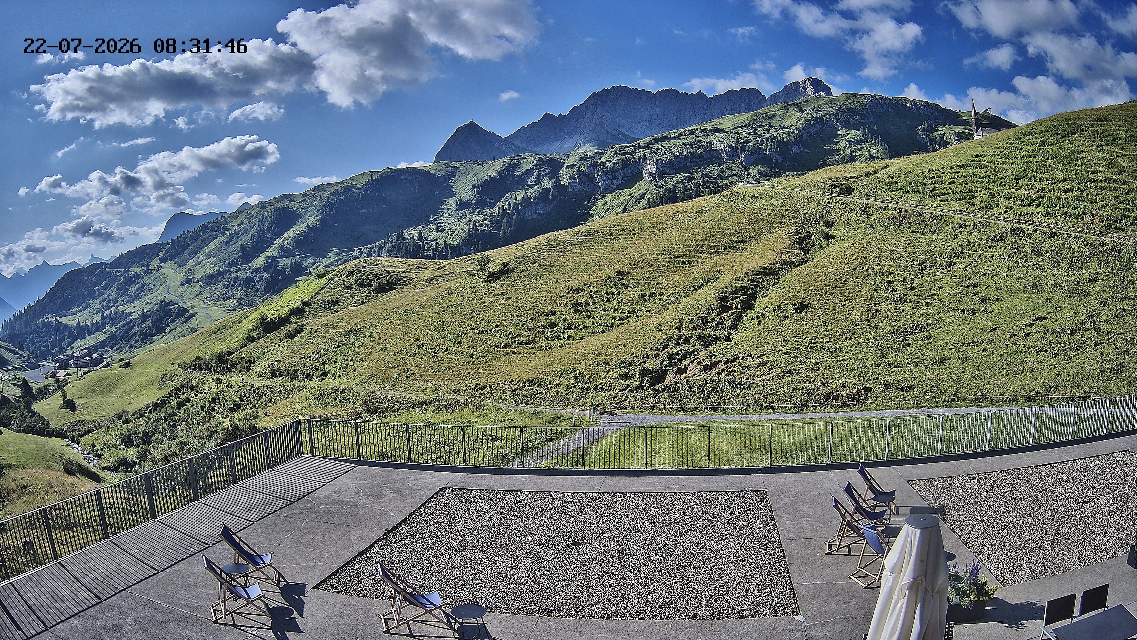 Archived image Webcam Hotel Adler at Warth