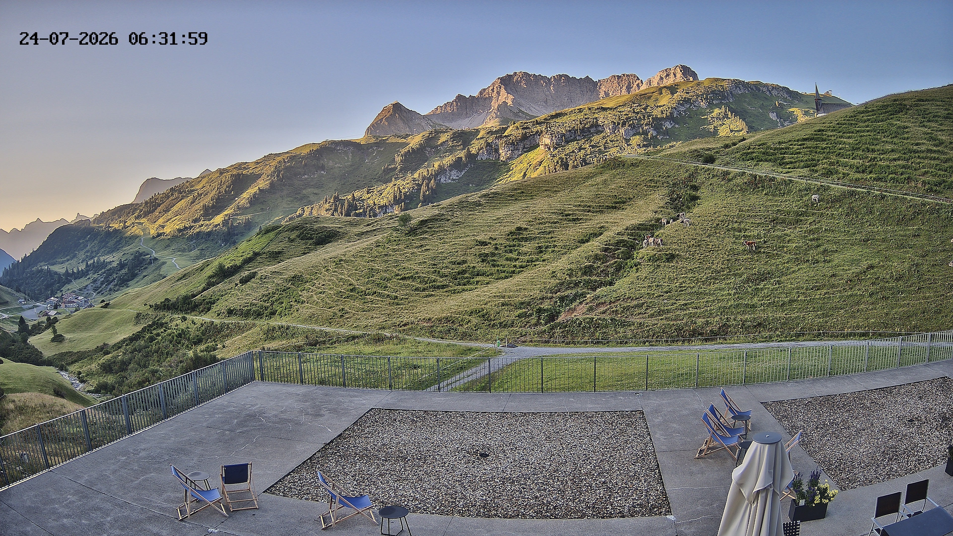 Archiv Foto Webcam Hotel Adler in Warth