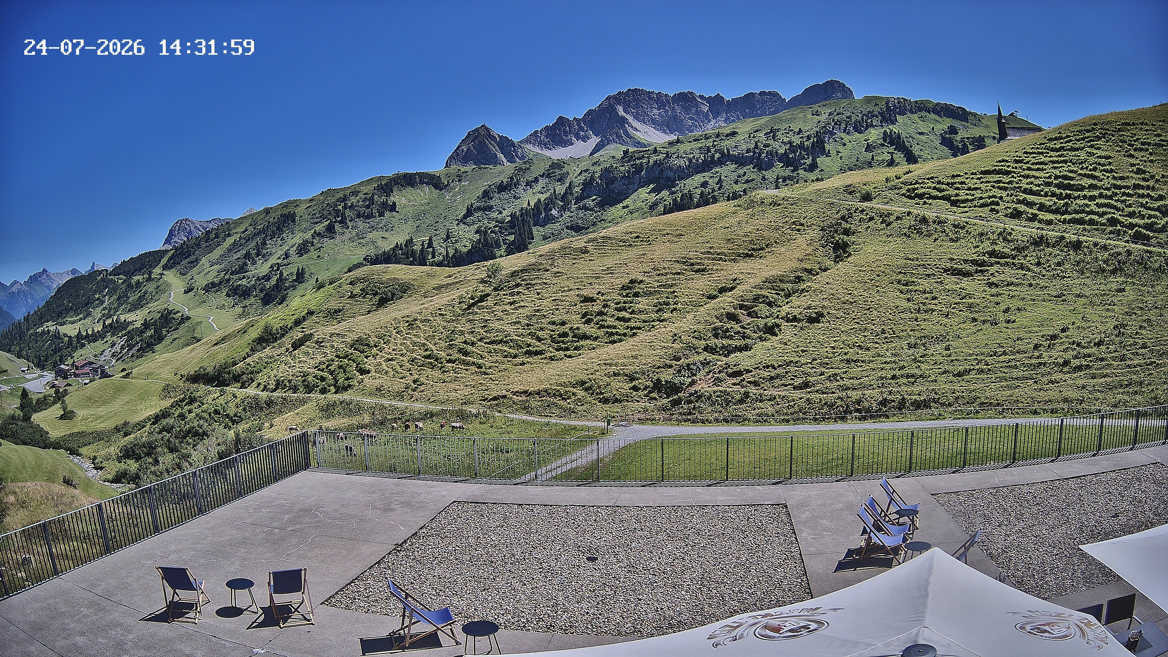Archiv Foto Webcam Hotel Adler in Warth
