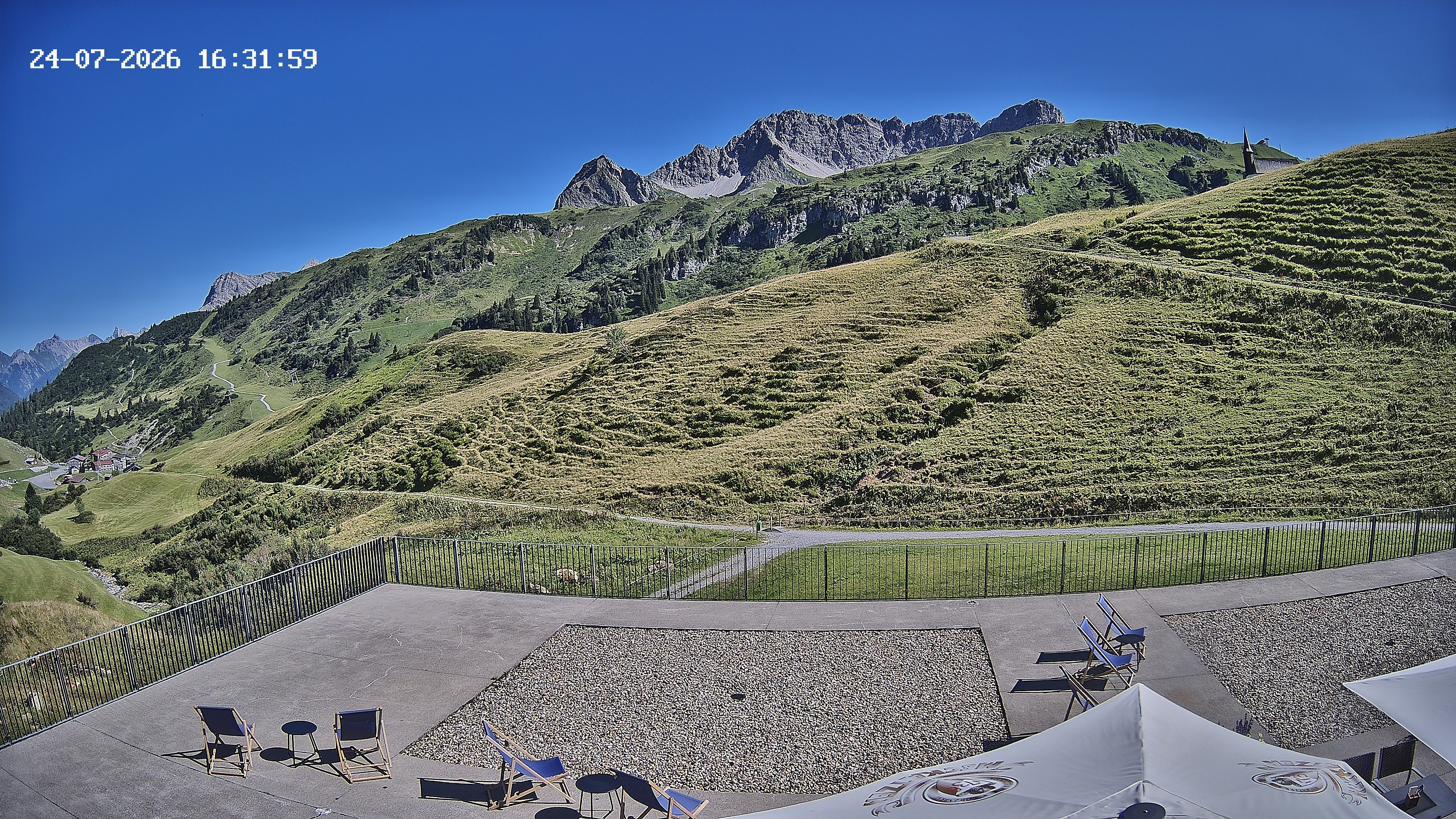 Archiv Foto Webcam Hotel Adler in Warth