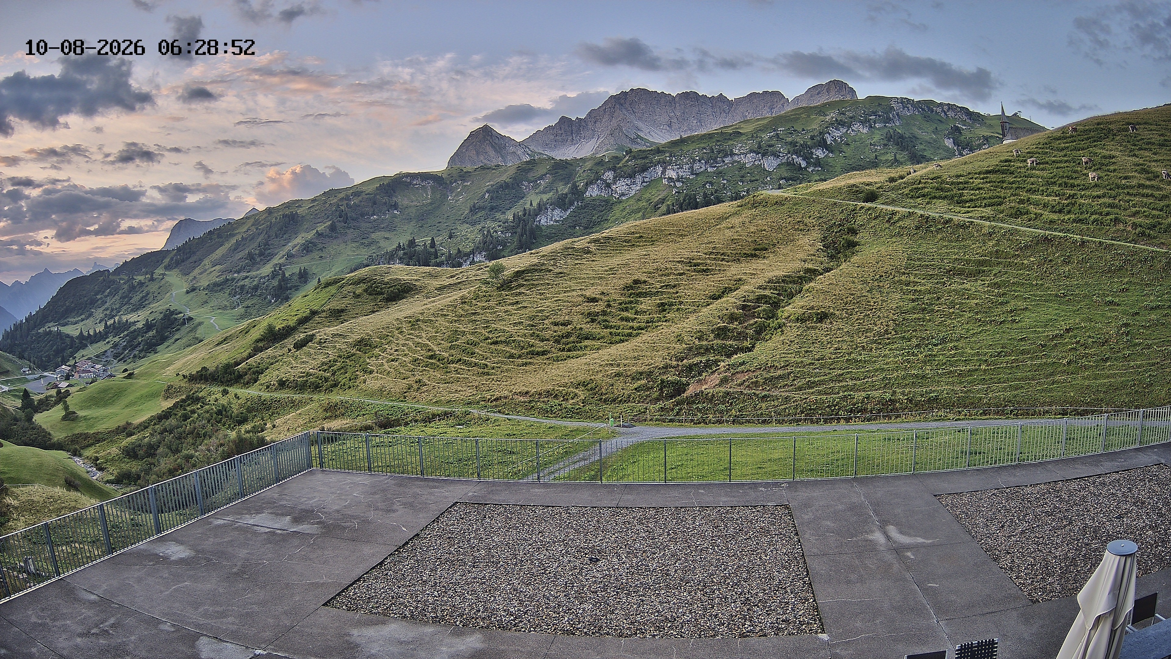 Archived image Webcam Hotel Adler at Warth