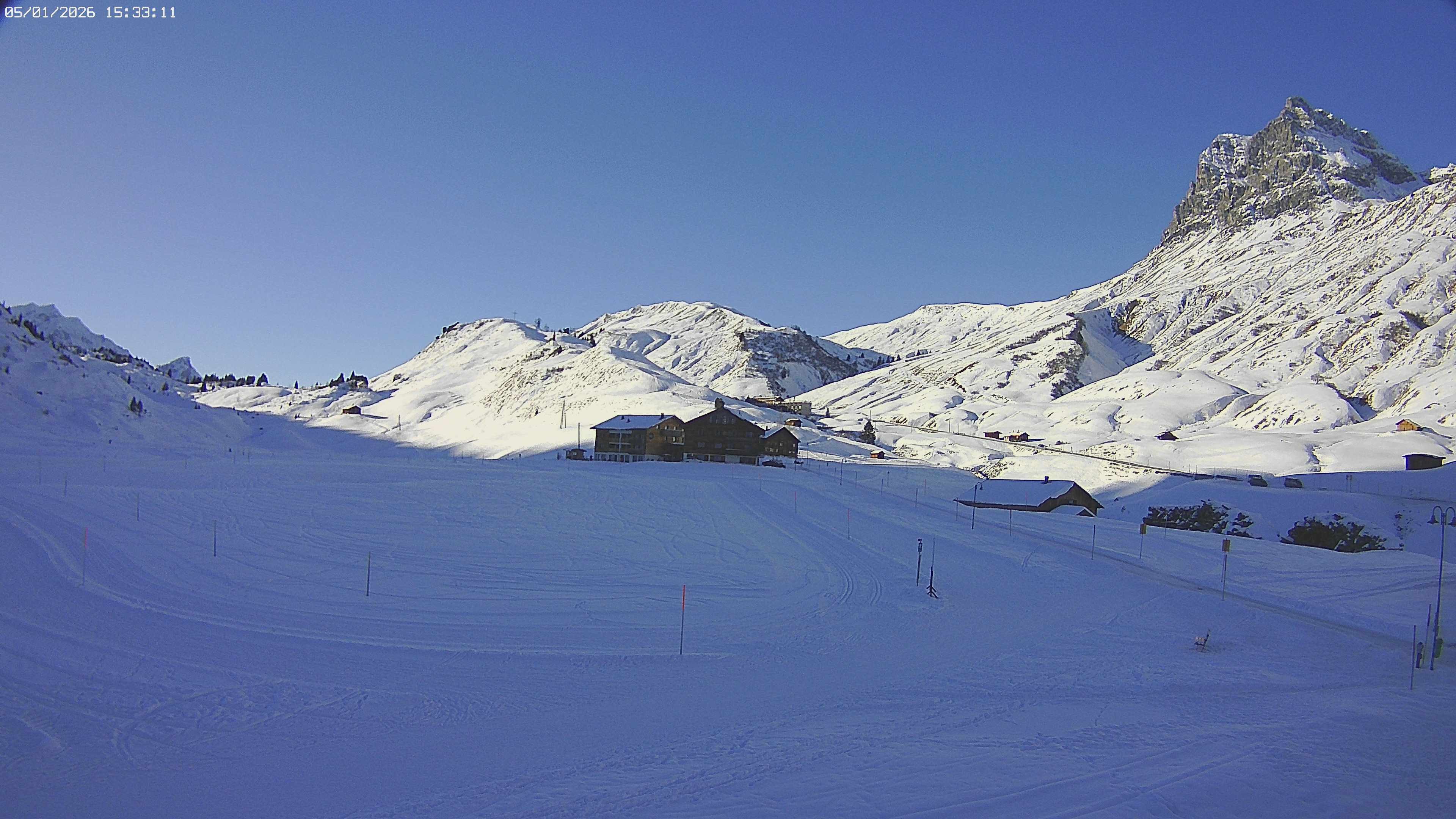 Archiv Foto Webcam Jägeralpe bei Warth