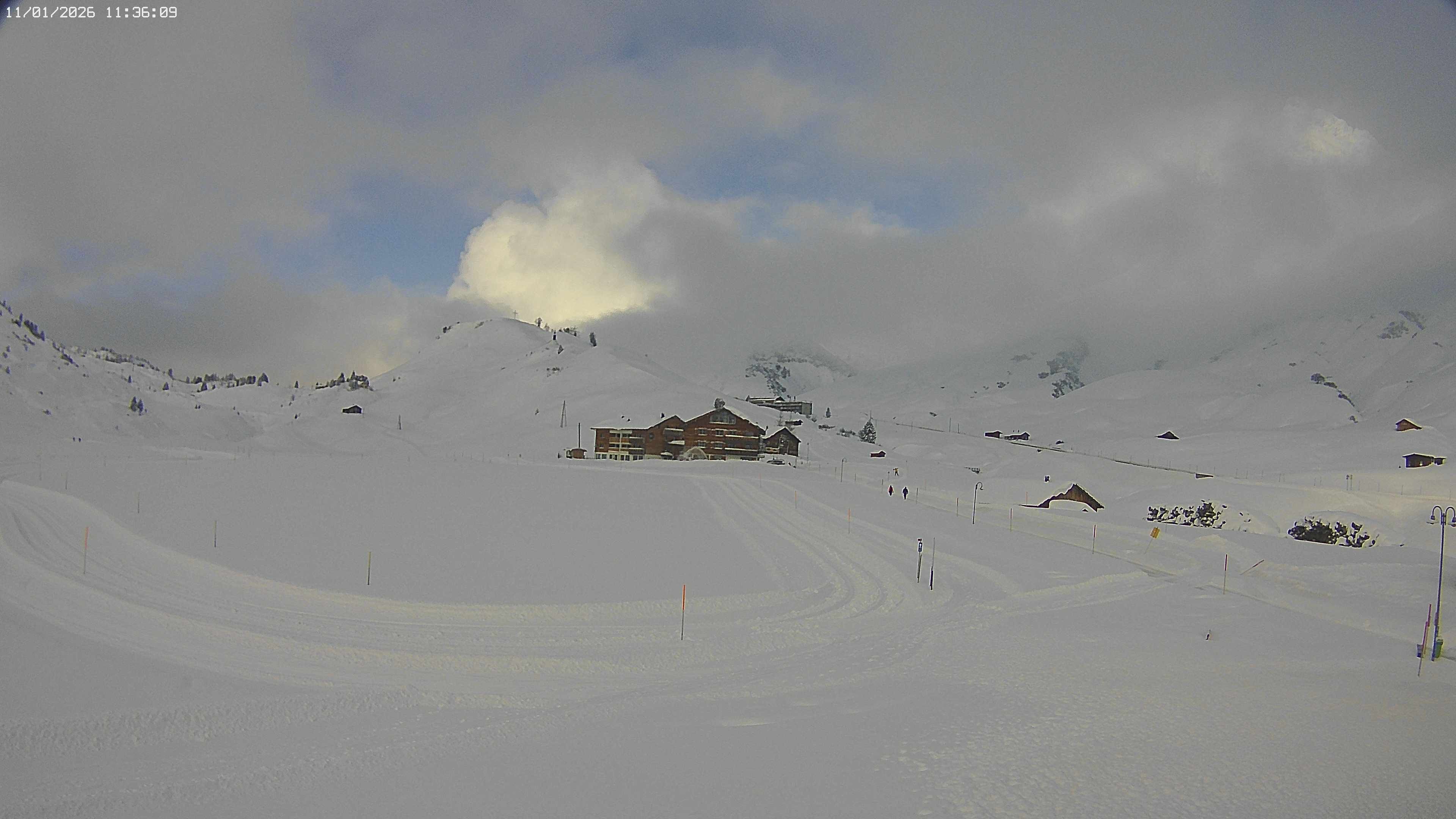 Archiv Foto Webcam Jägeralpe bei Warth