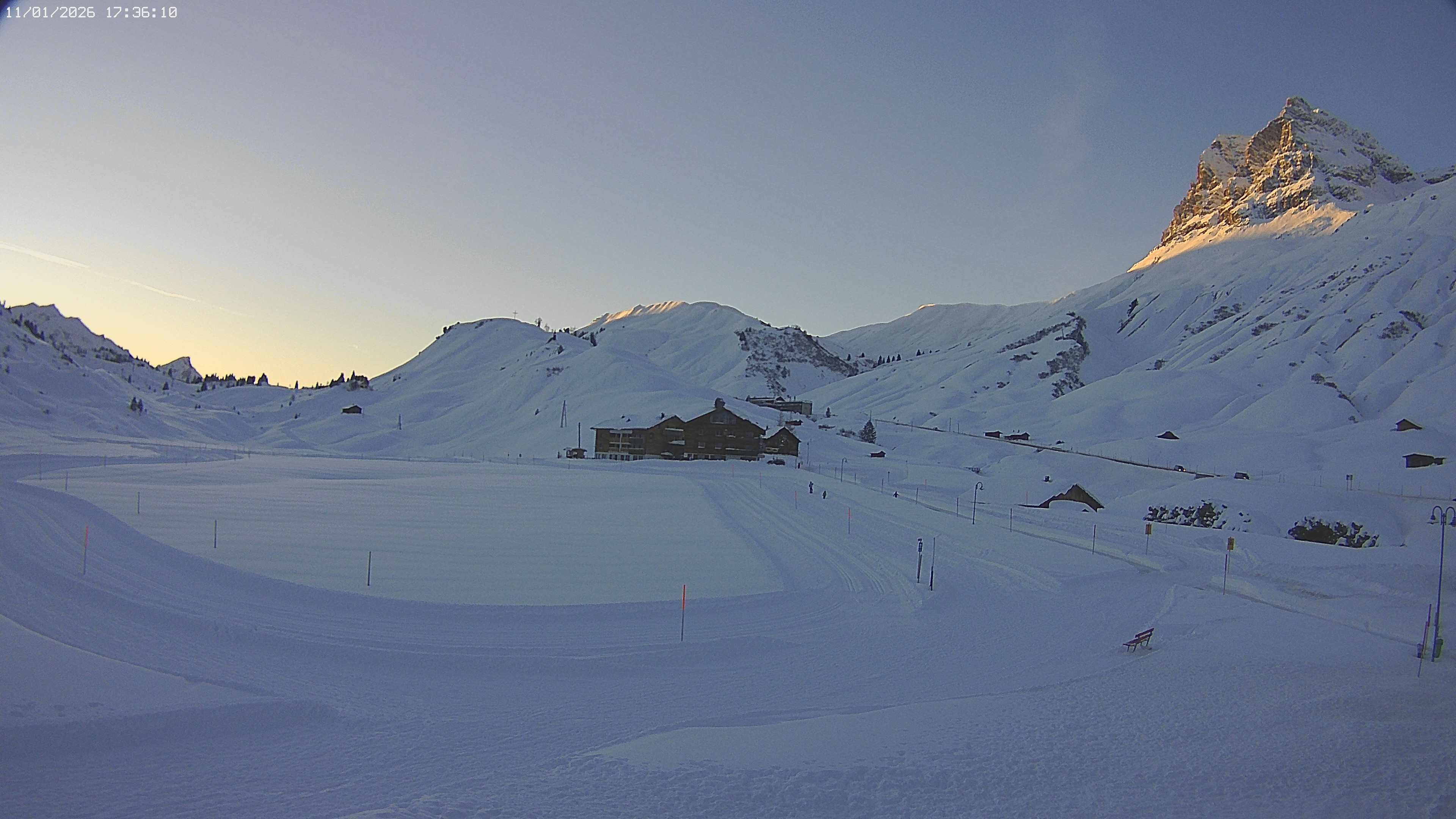 Archiv Foto Webcam Jägeralpe bei Warth