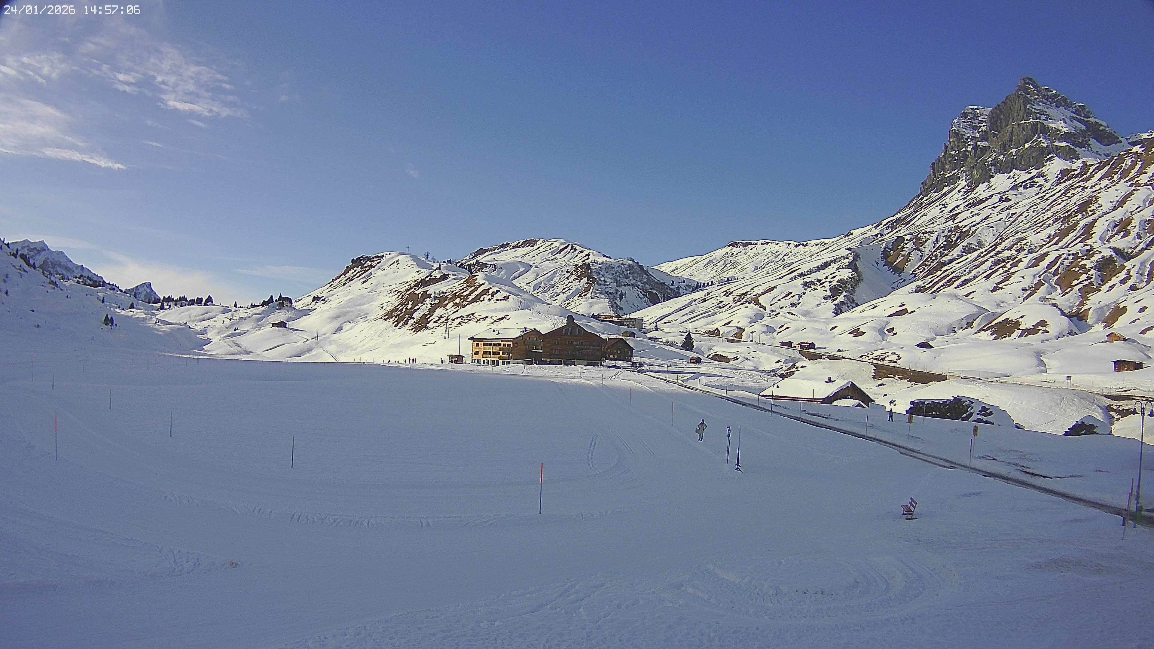 Archiv Foto Webcam Jägeralpe bei Warth