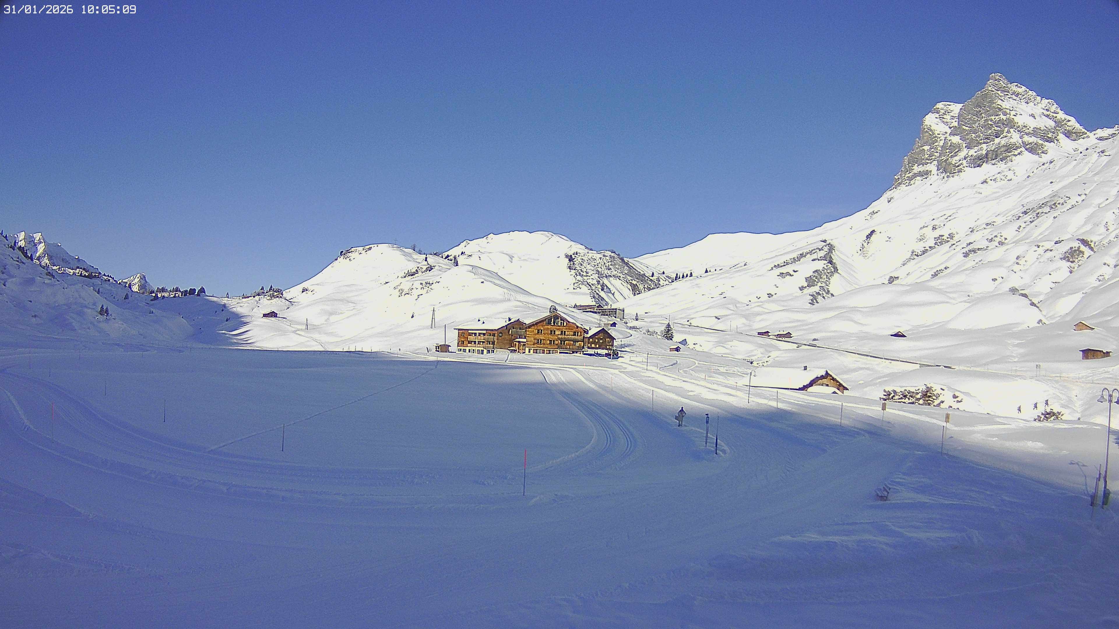 Archiv Foto Webcam Jägeralpe bei Warth