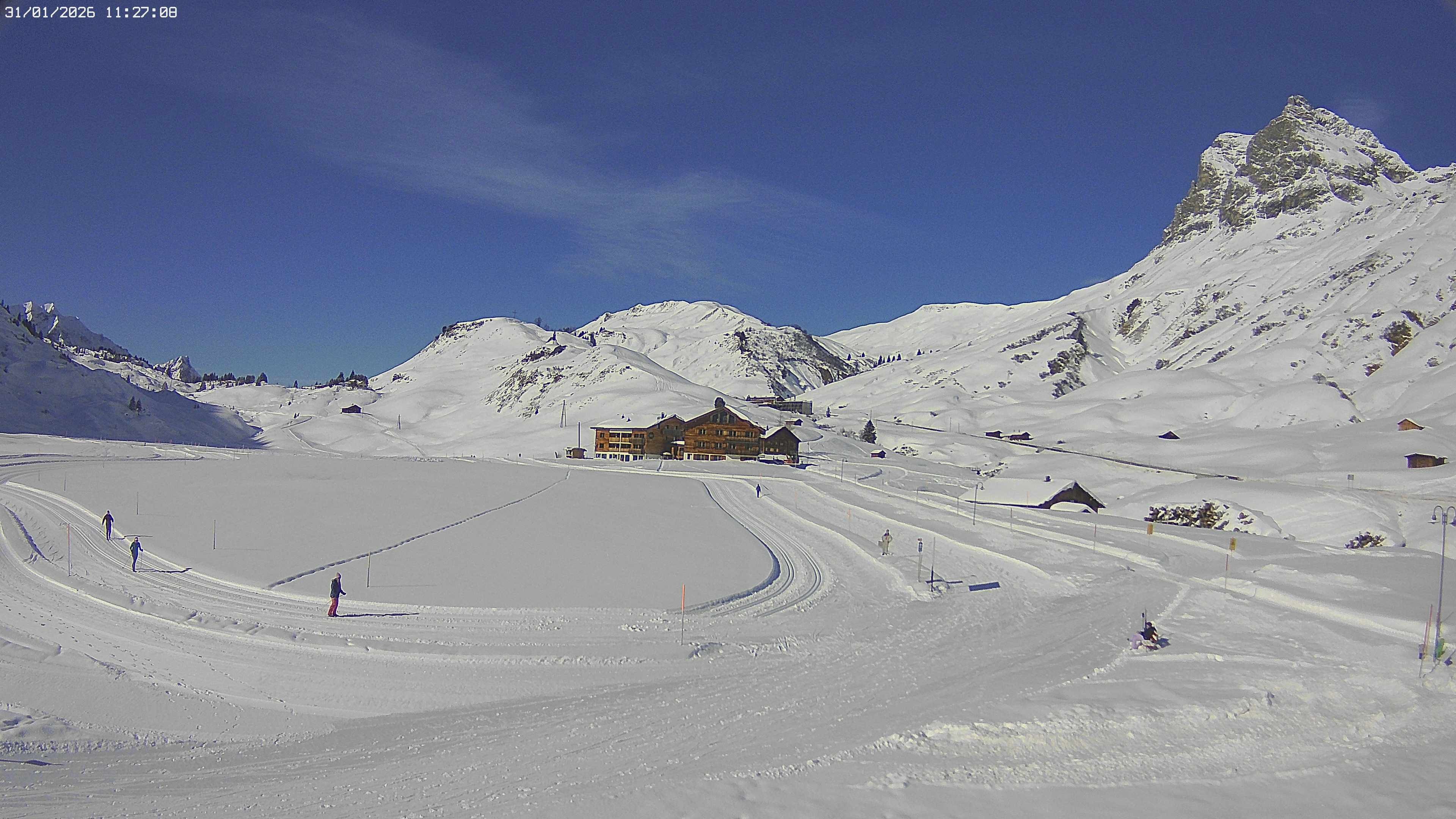 Archiv Foto Webcam Jägeralpe bei Warth