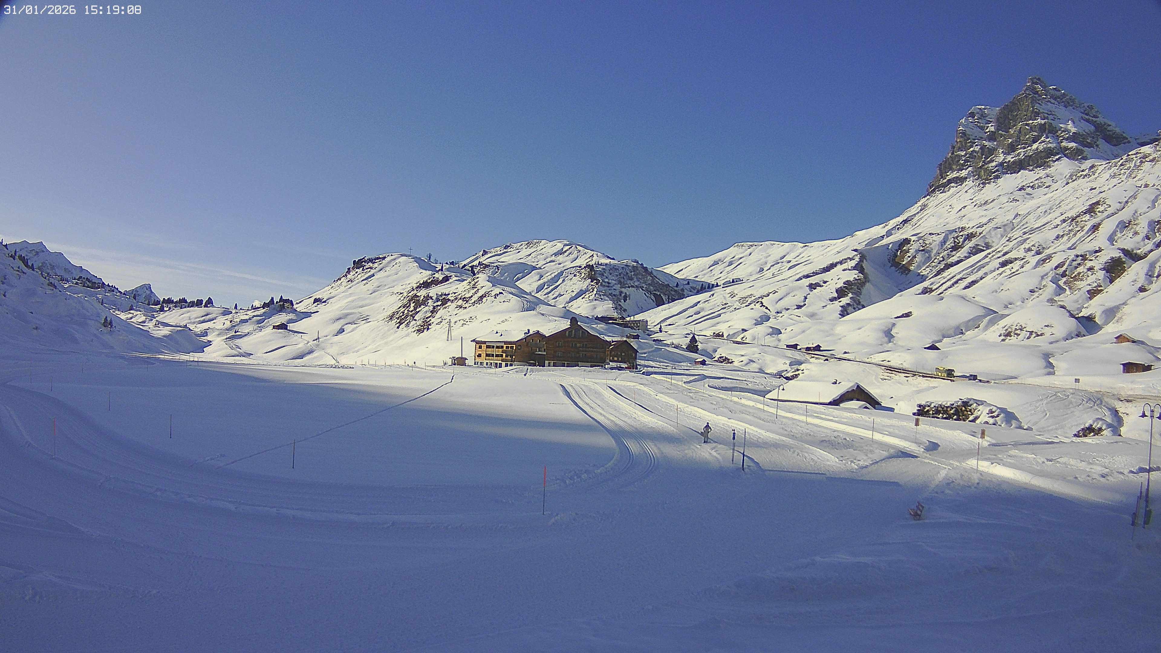 Archiv Foto Webcam Jägeralpe bei Warth