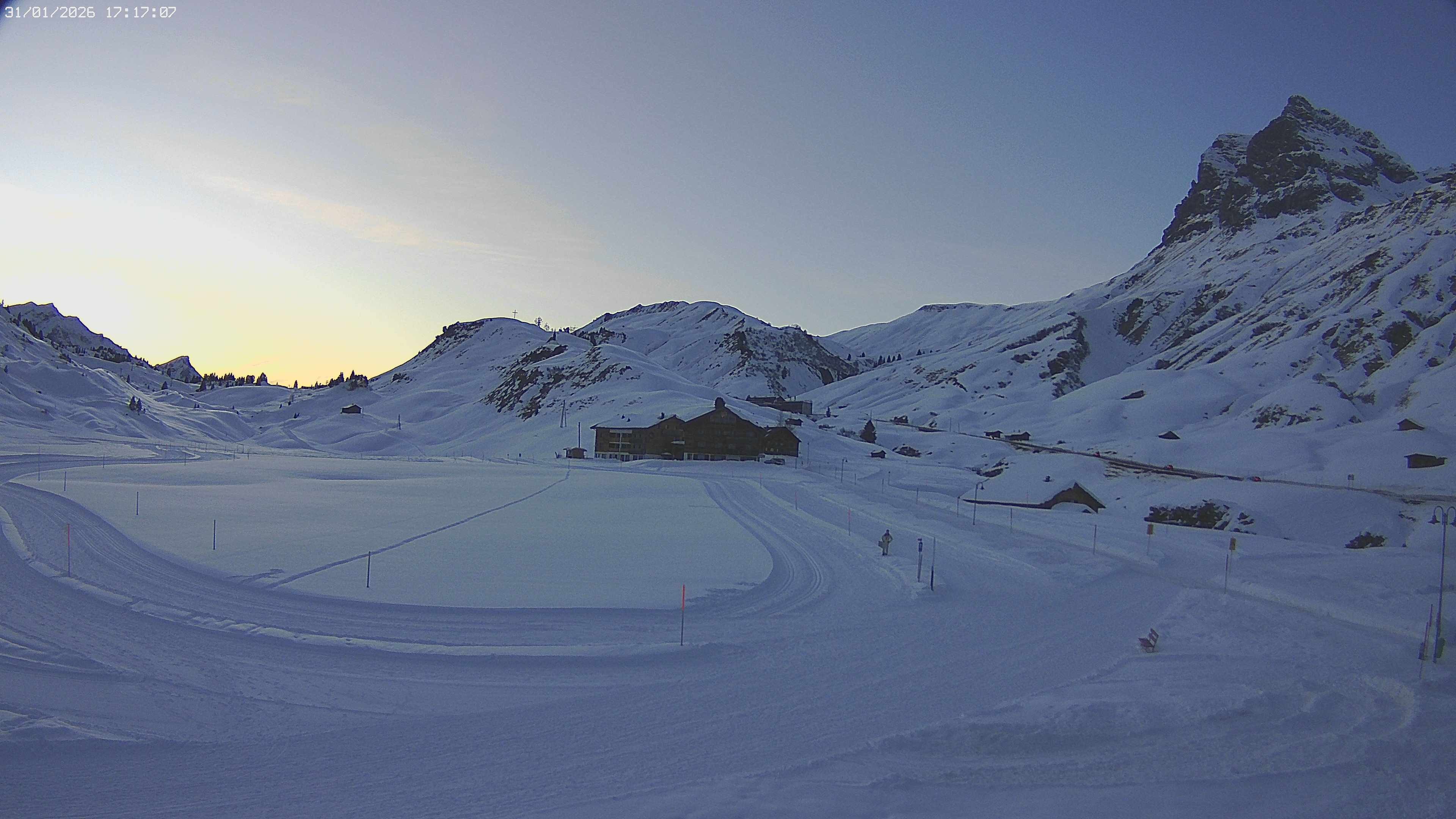 Archiv Foto Webcam Jägeralpe bei Warth