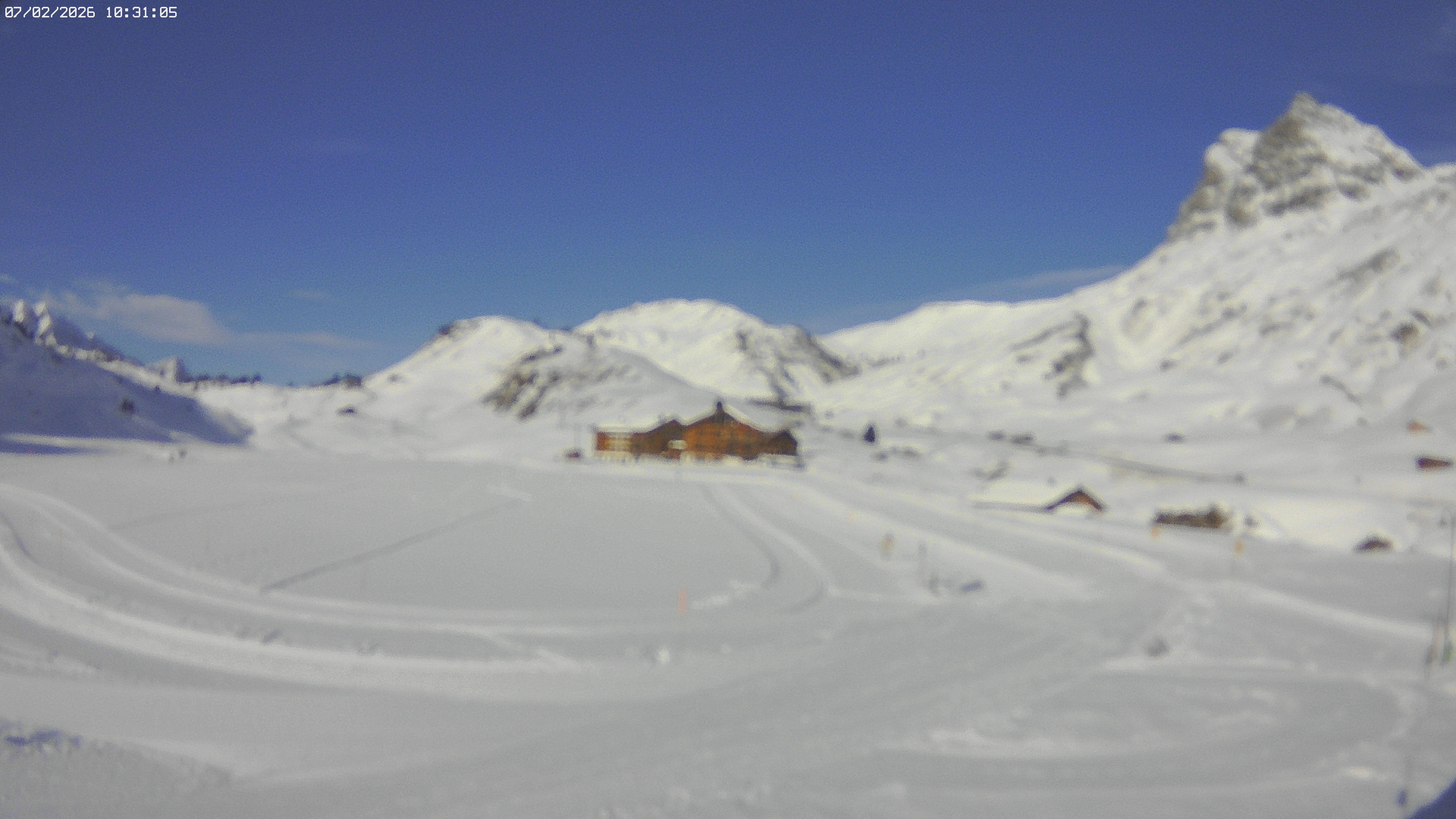 Archiv Foto Webcam Jägeralpe bei Warth