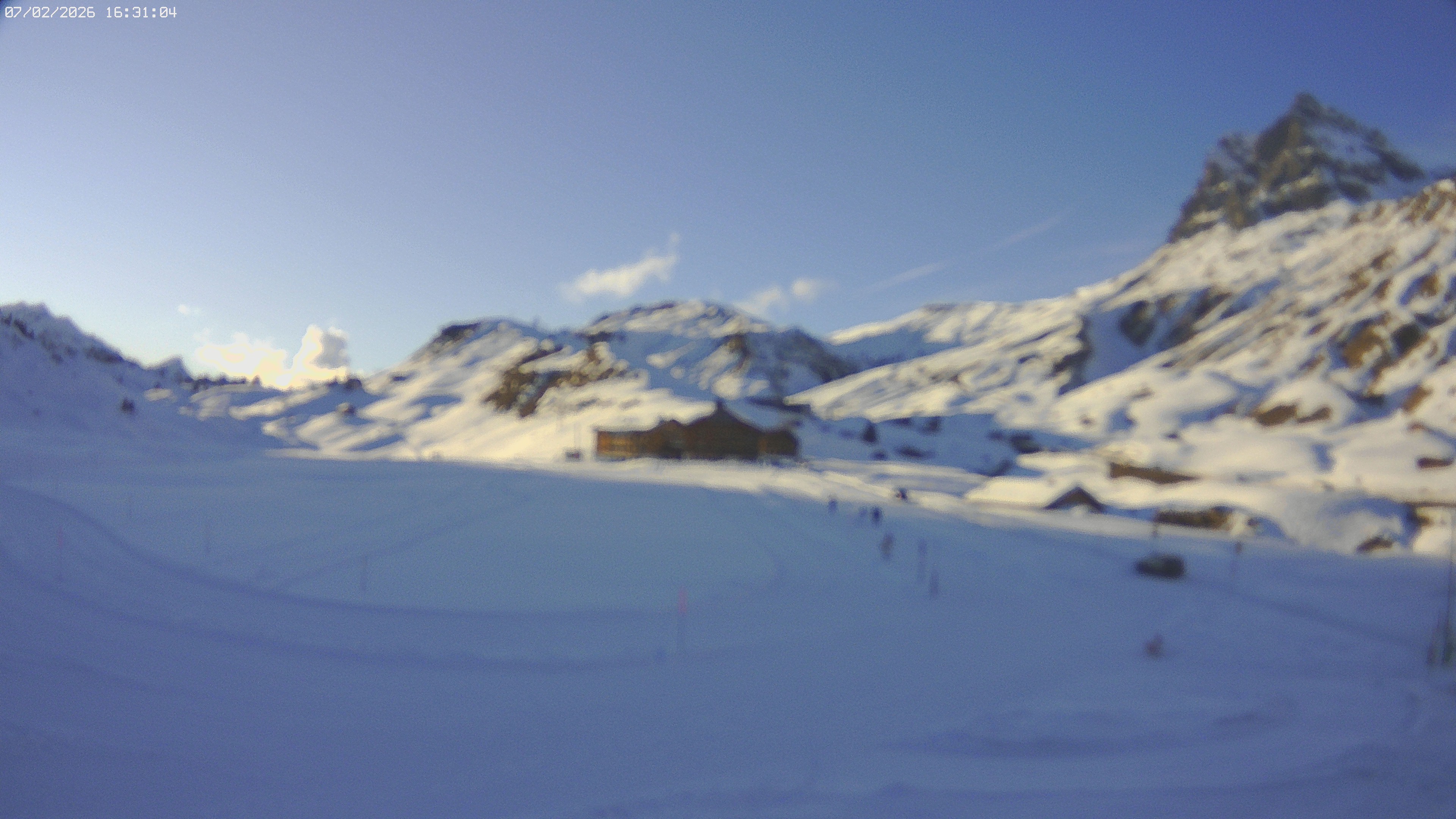 Archiv Foto Webcam Jägeralpe bei Warth