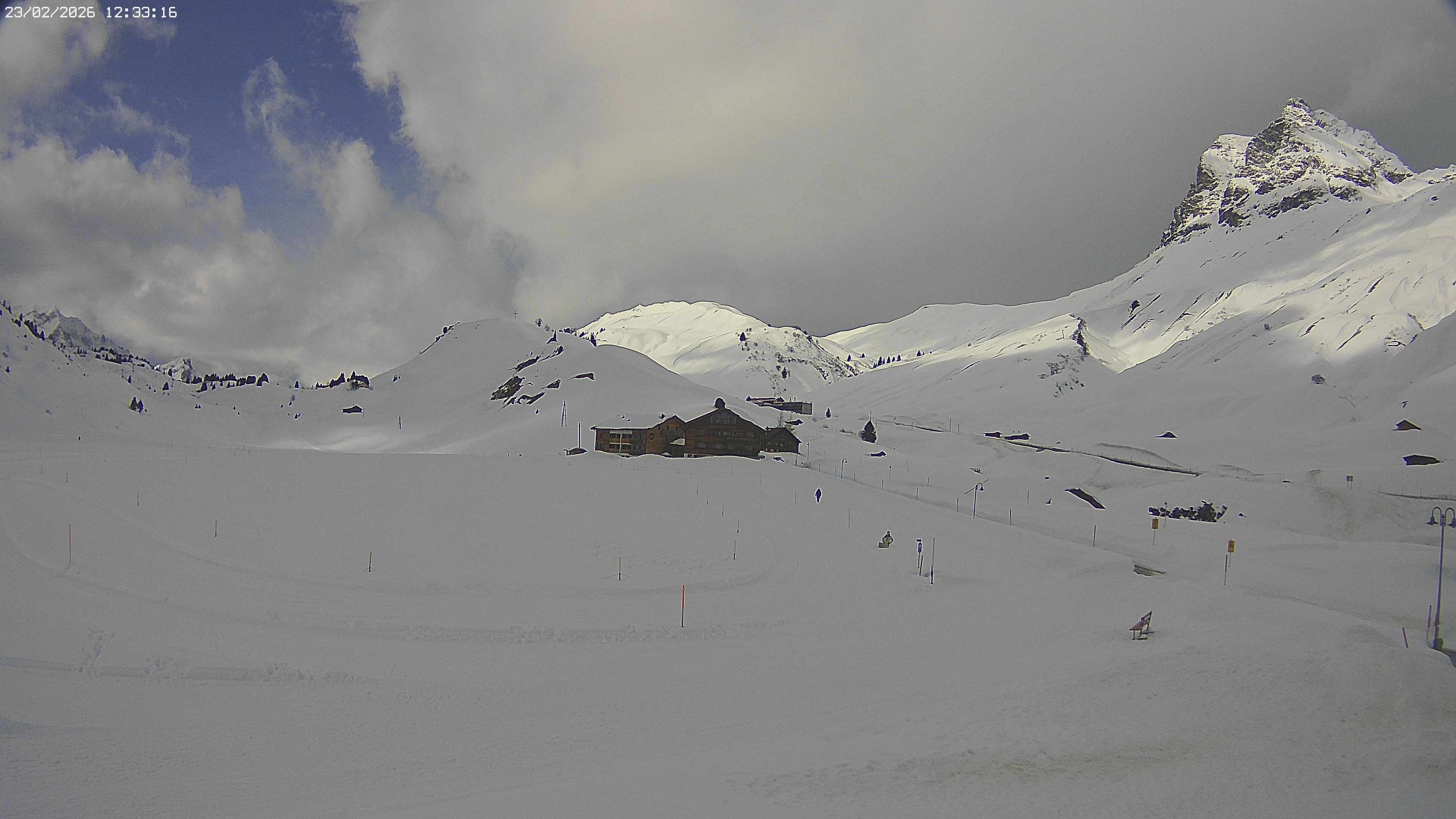 Archiv Foto Webcam Jägeralpe bei Warth