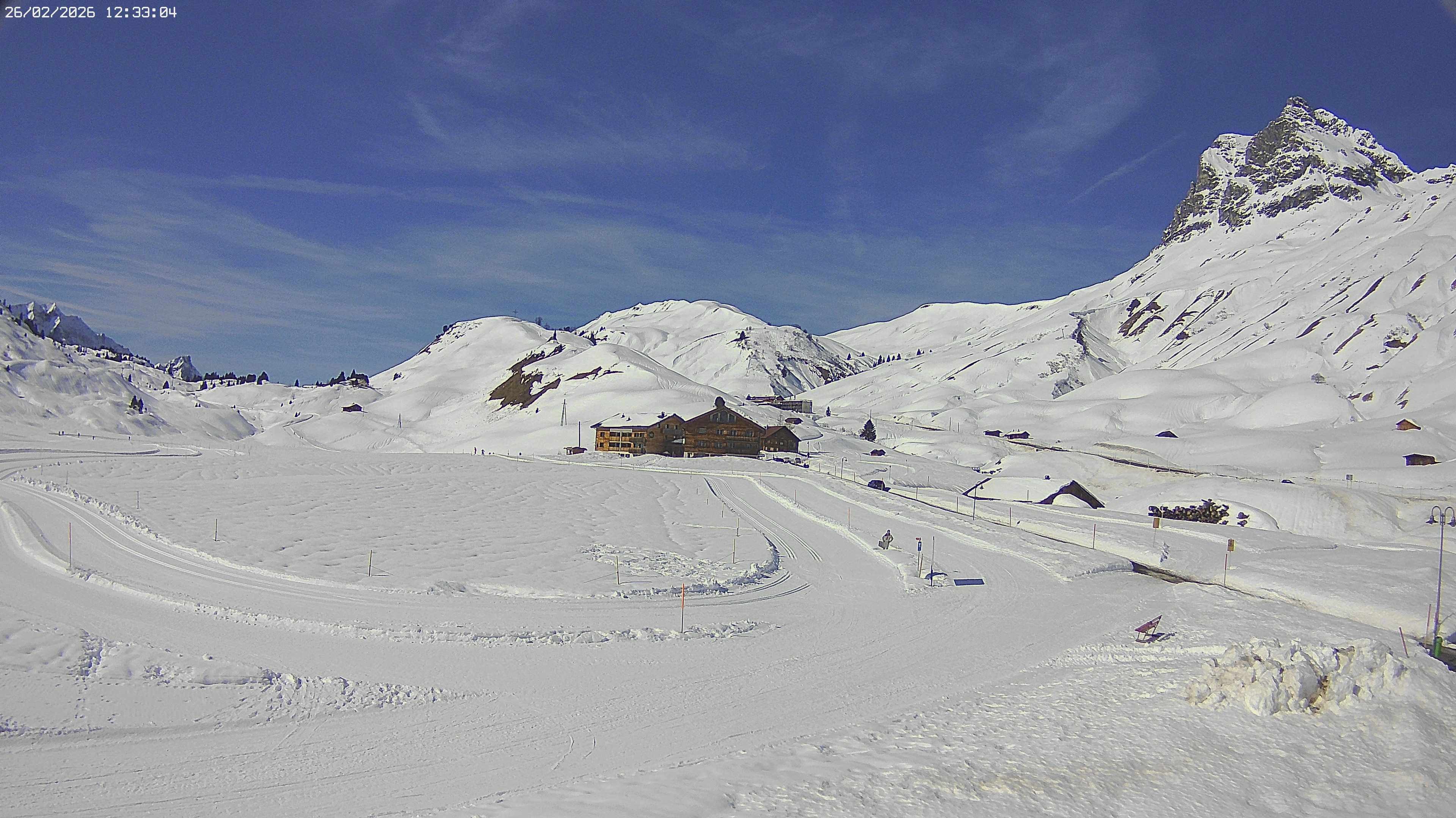 Archiv Foto Webcam Jägeralpe bei Warth
