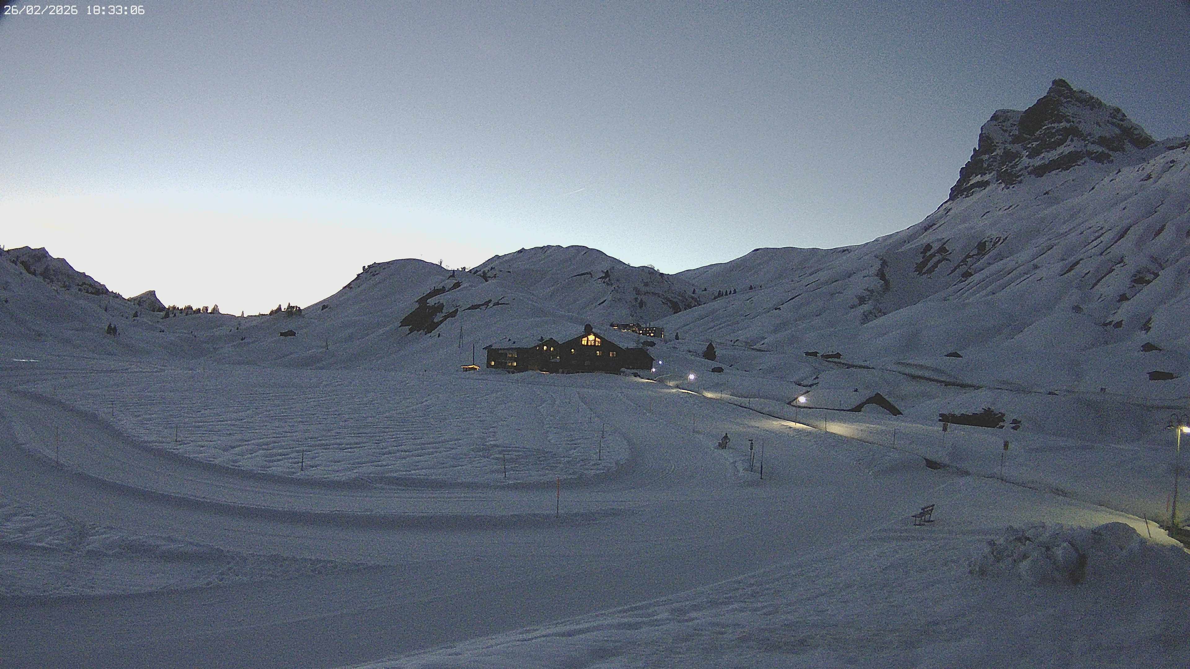 Archiv Foto Webcam Jägeralpe bei Warth