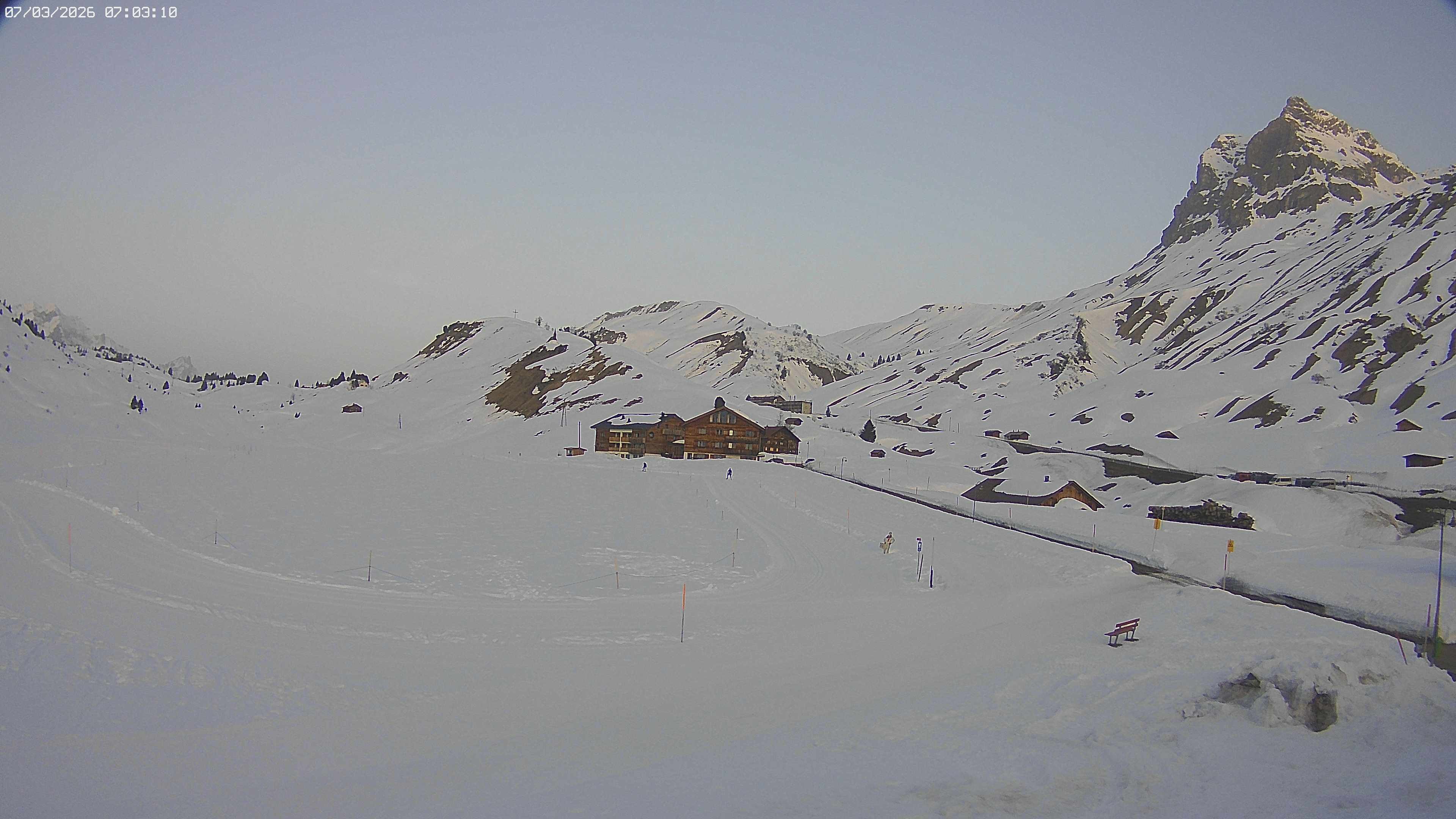 Archiv Foto Webcam Jägeralpe bei Warth