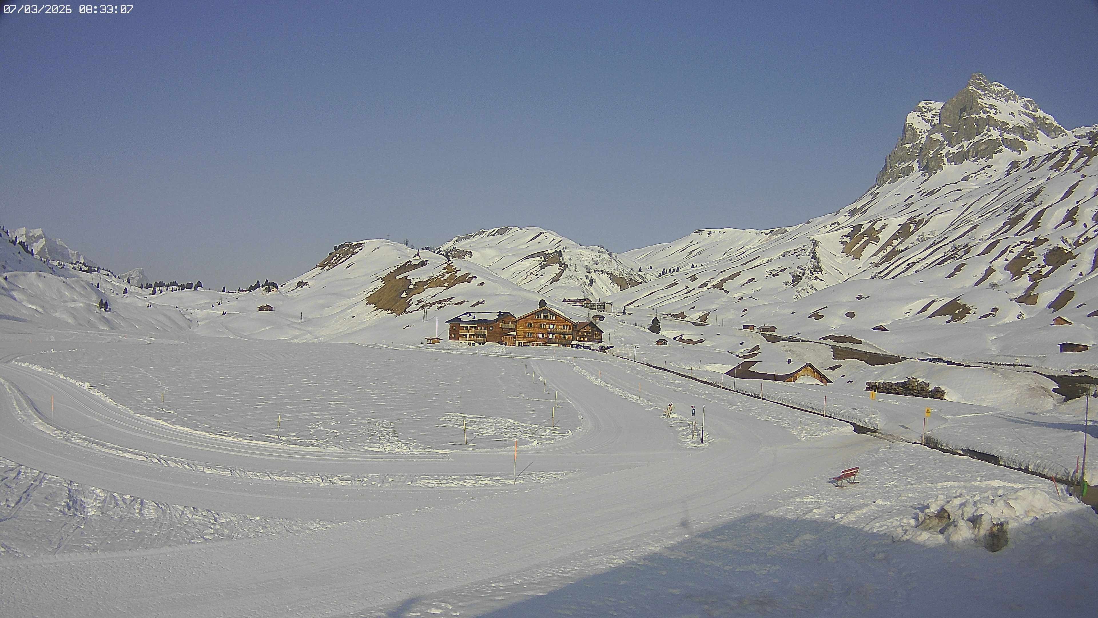 Archiv Foto Webcam Jägeralpe bei Warth