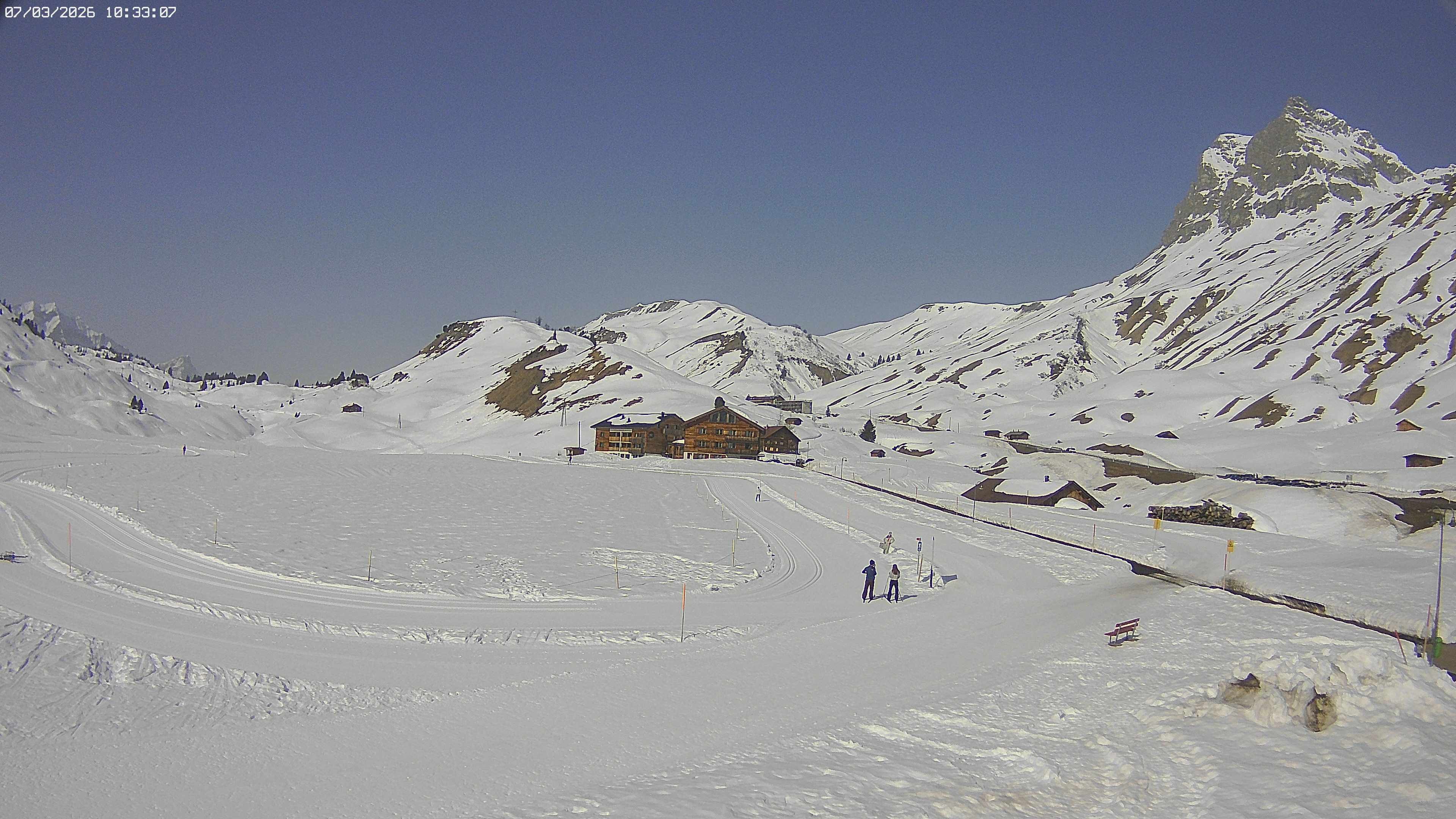 Archiv Foto Webcam Jägeralpe bei Warth