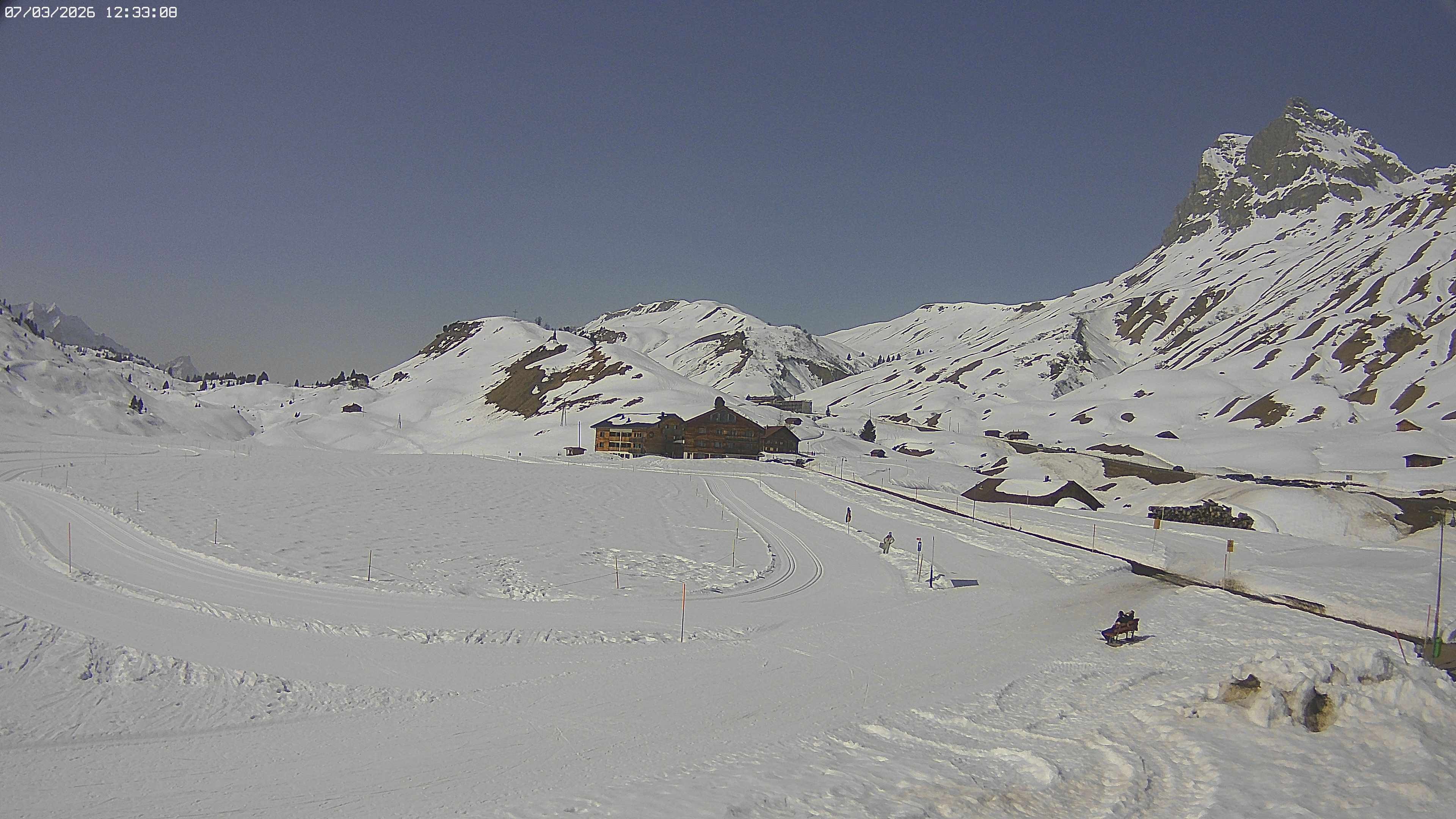 Archiv Foto Webcam Jägeralpe bei Warth