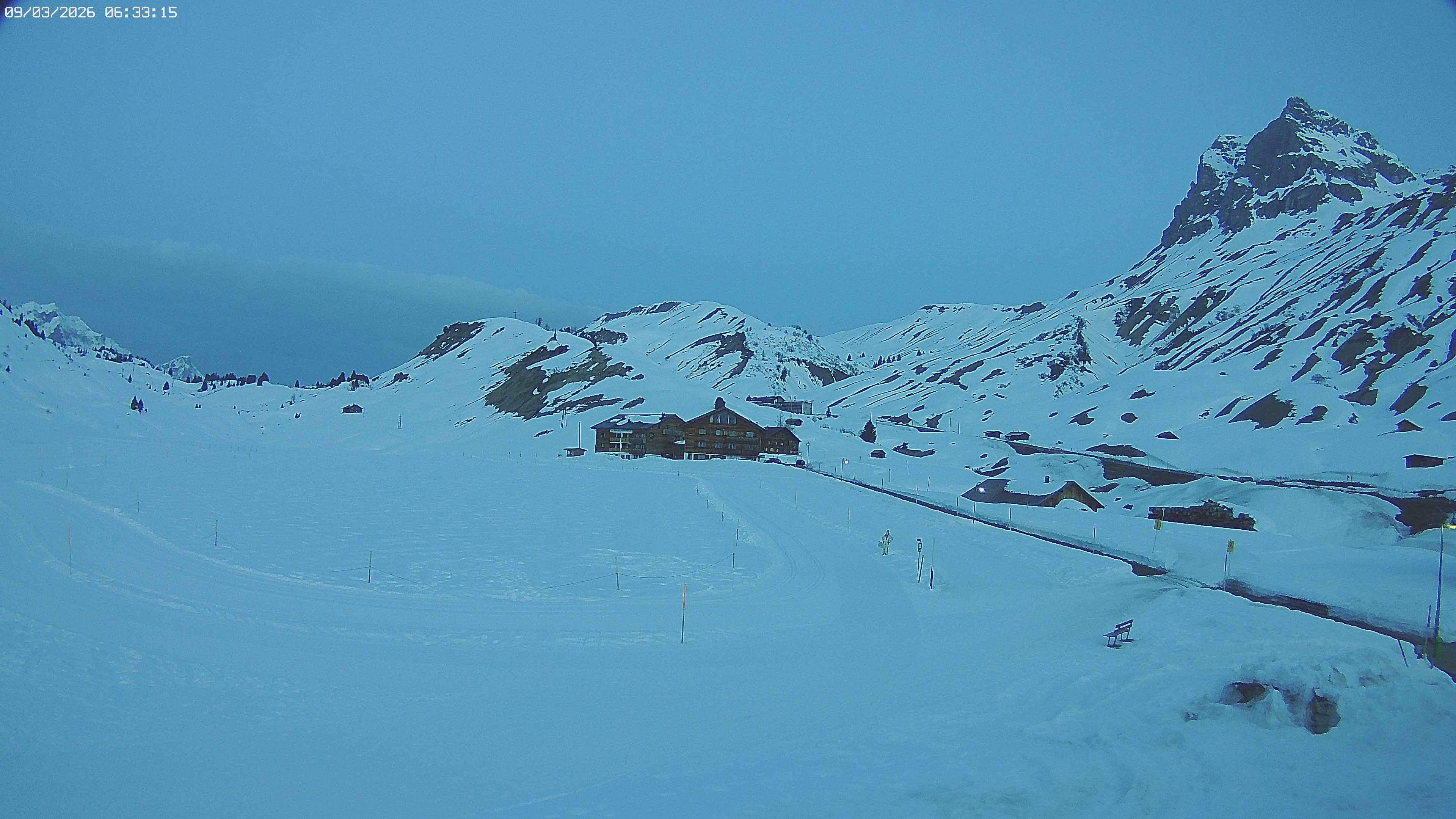 Archiv Foto Webcam Jägeralpe bei Warth