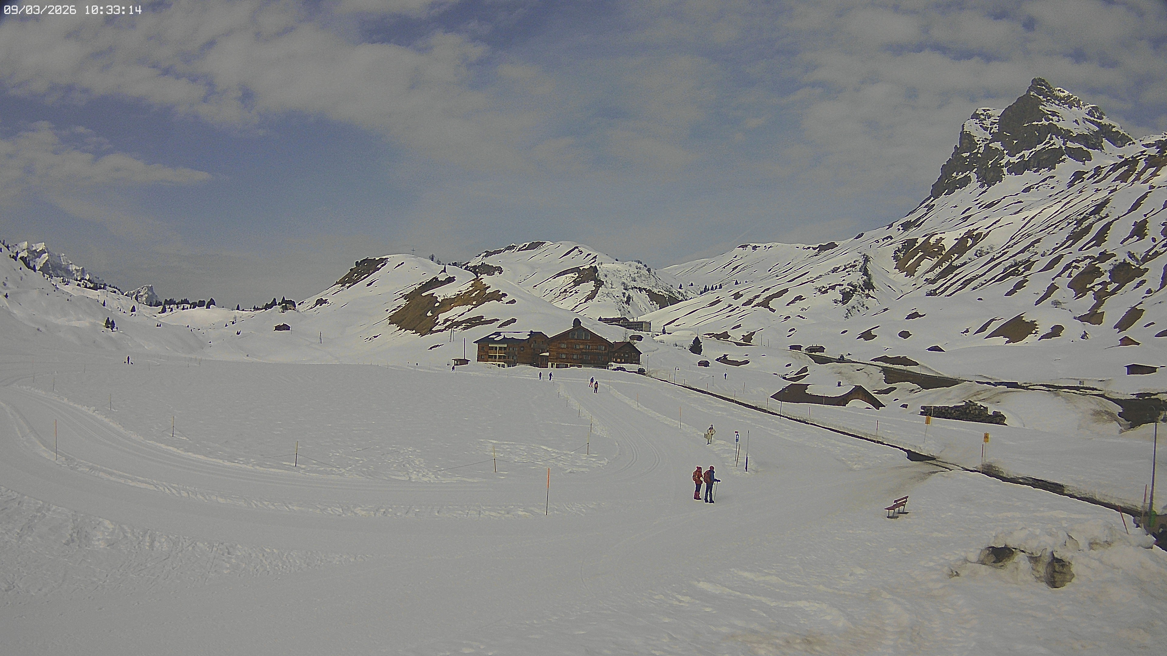 Archiv Foto Webcam Jägeralpe bei Warth