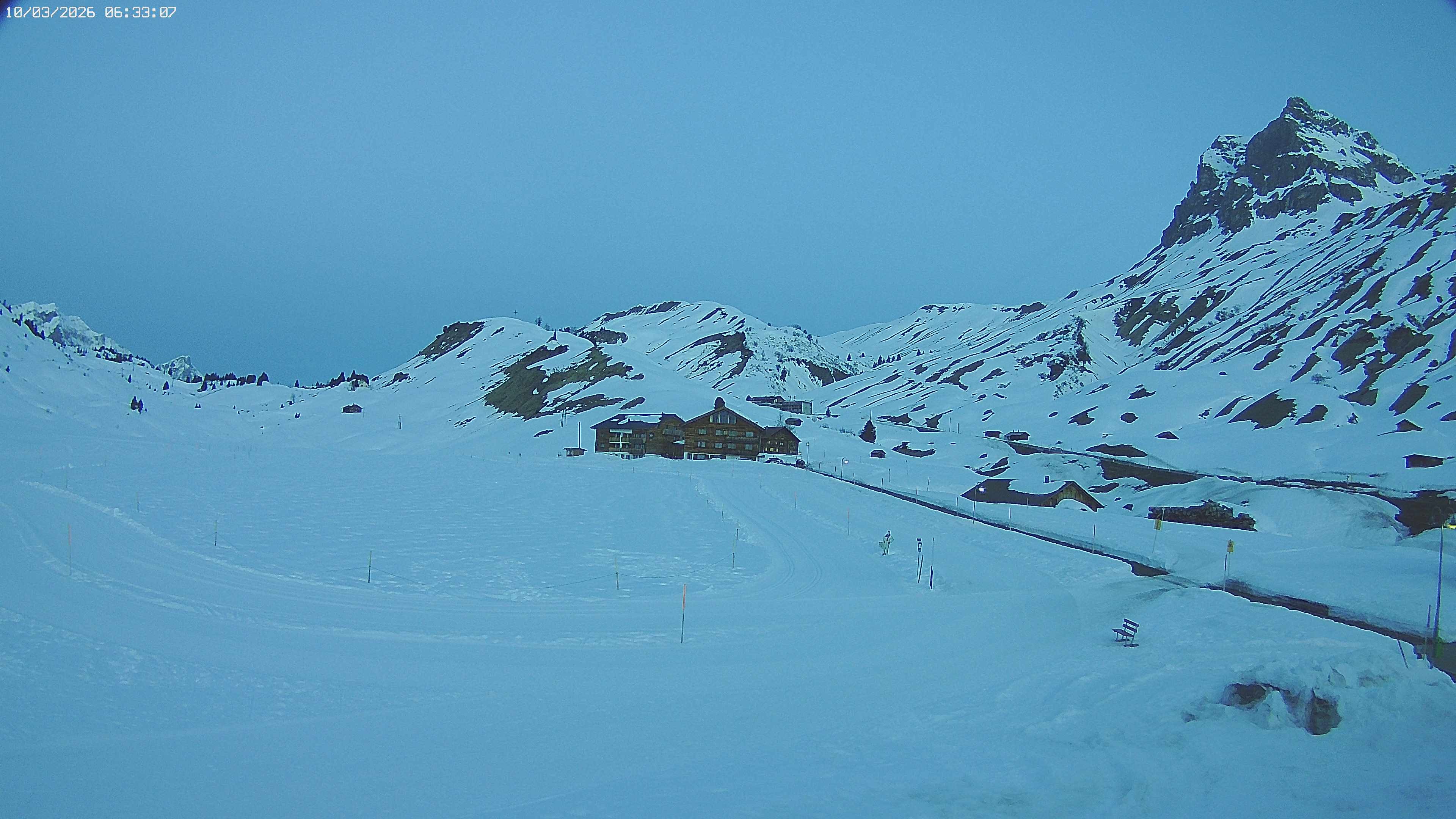 Archiv Foto Webcam Jägeralpe bei Warth