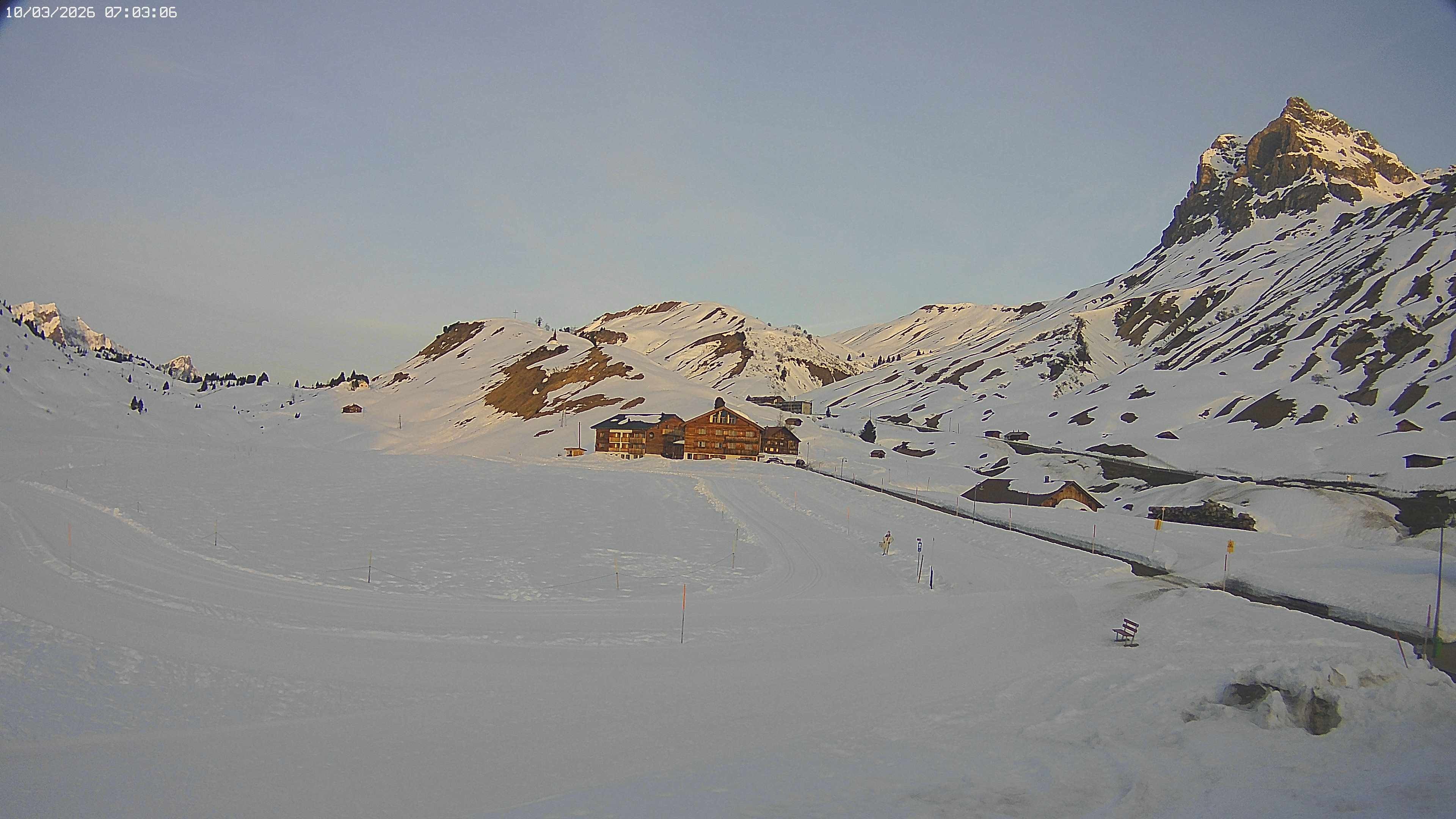 Archiv Foto Webcam Jägeralpe bei Warth