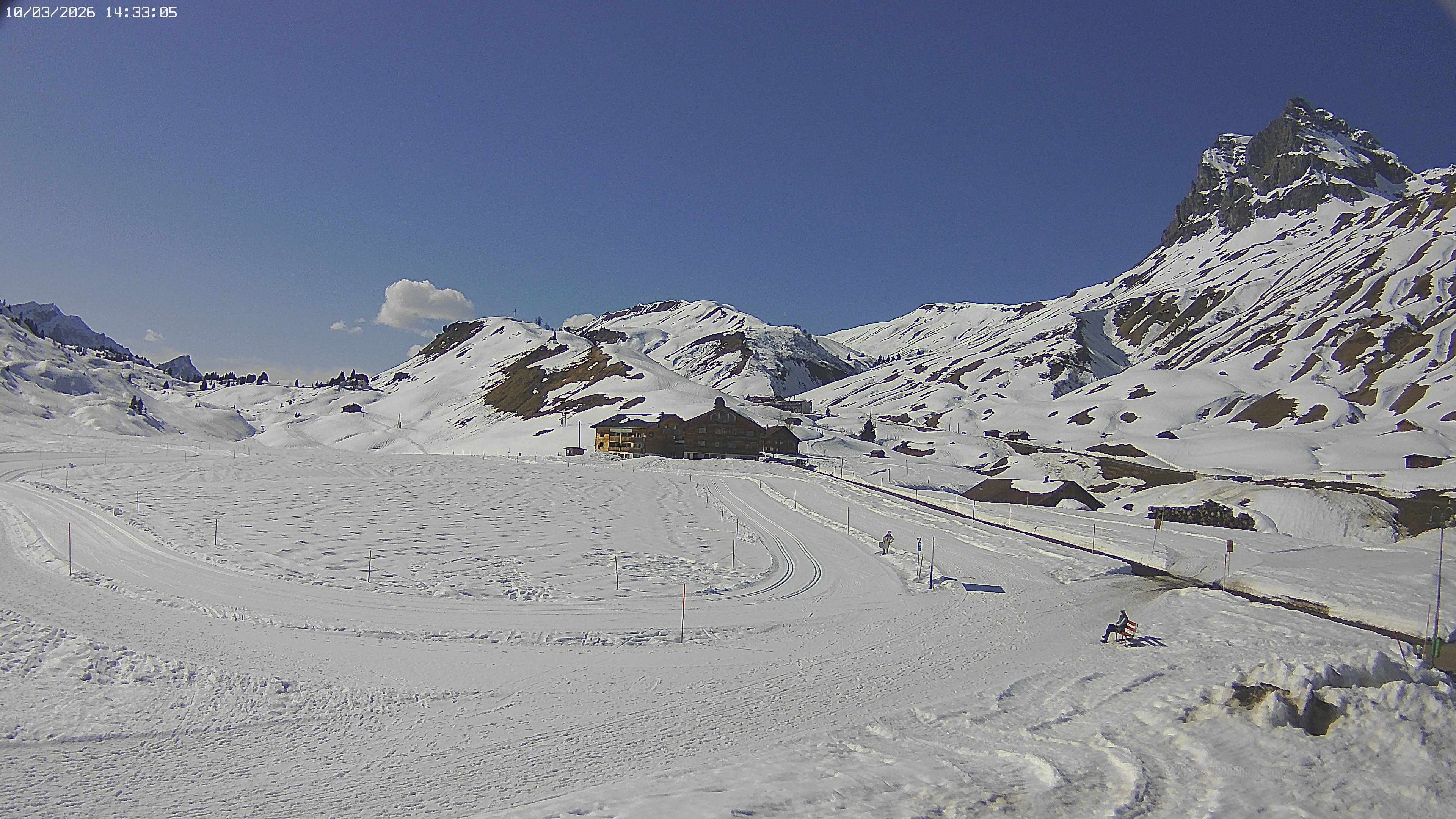 Archiv Foto Webcam Jägeralpe bei Warth