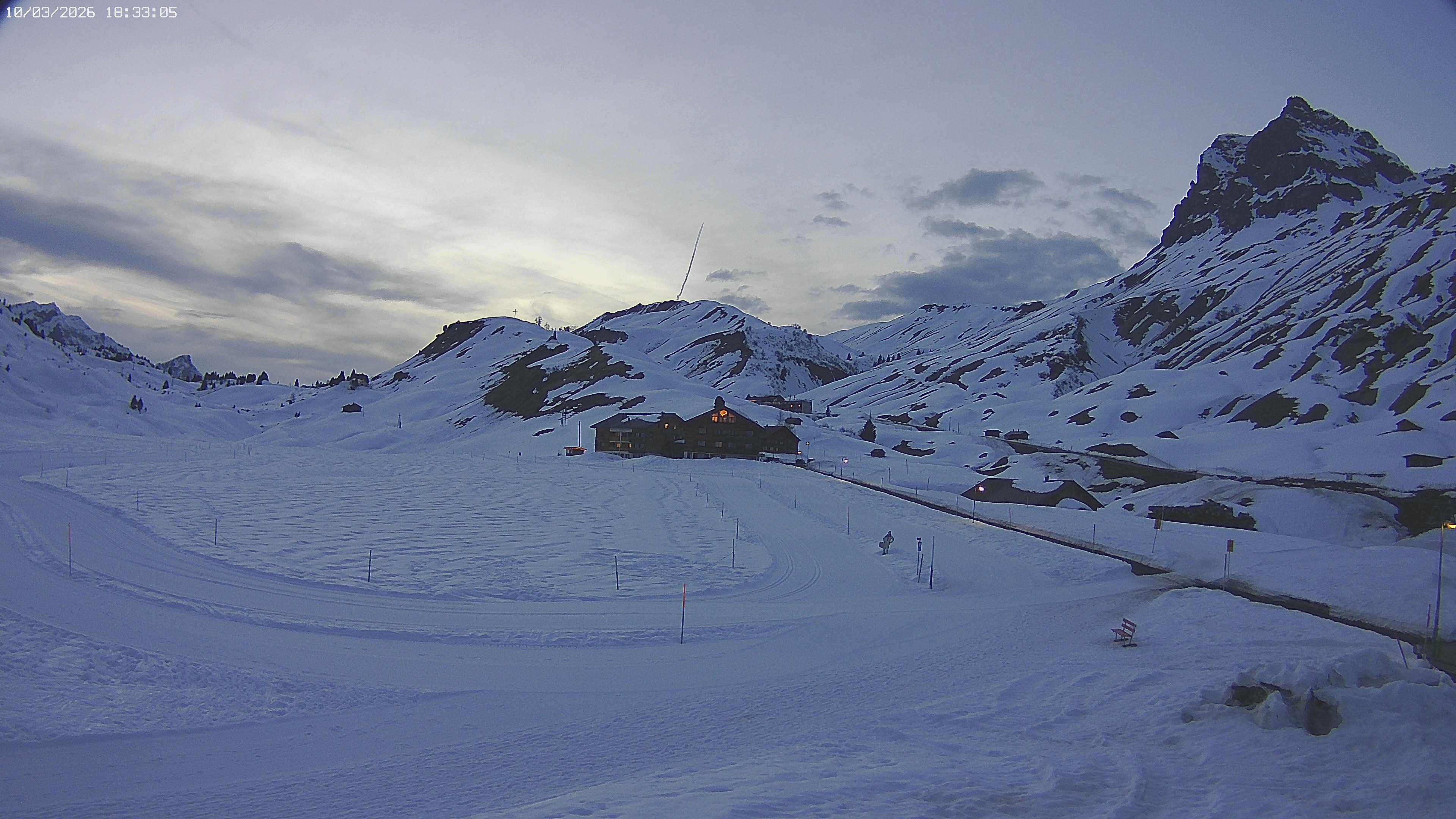 Archiv Foto Webcam Jägeralpe bei Warth