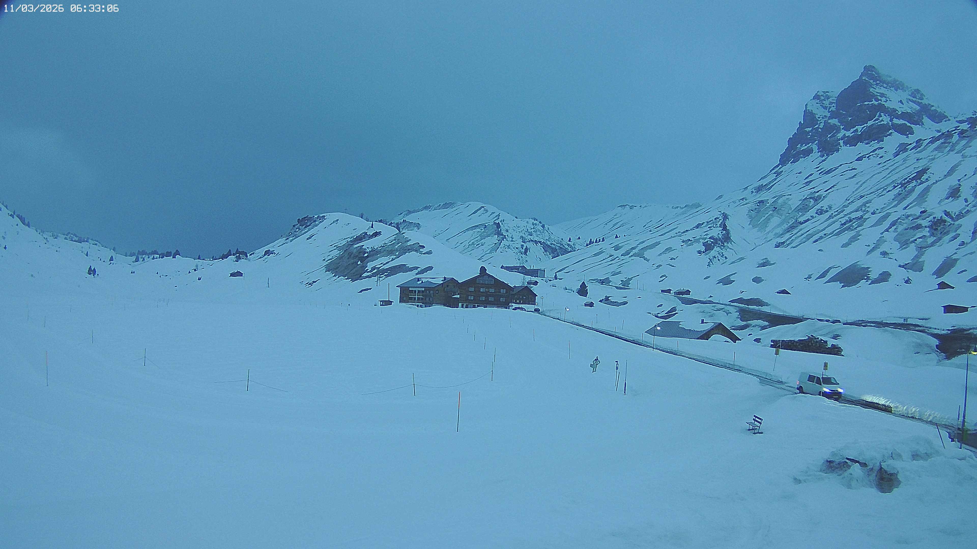 Archiv Foto Webcam Jägeralpe bei Warth