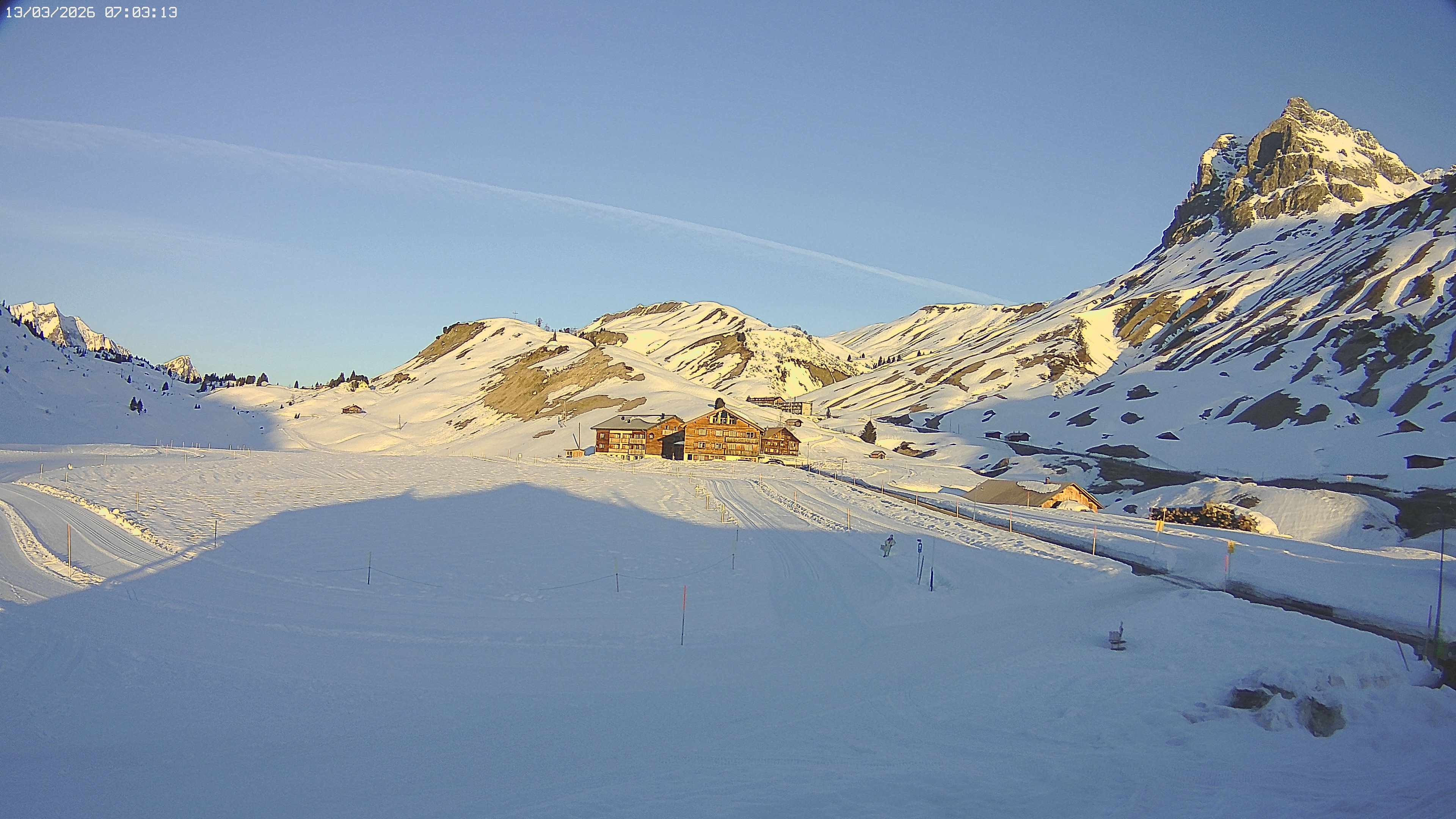 Archiv Foto Webcam Jägeralpe bei Warth