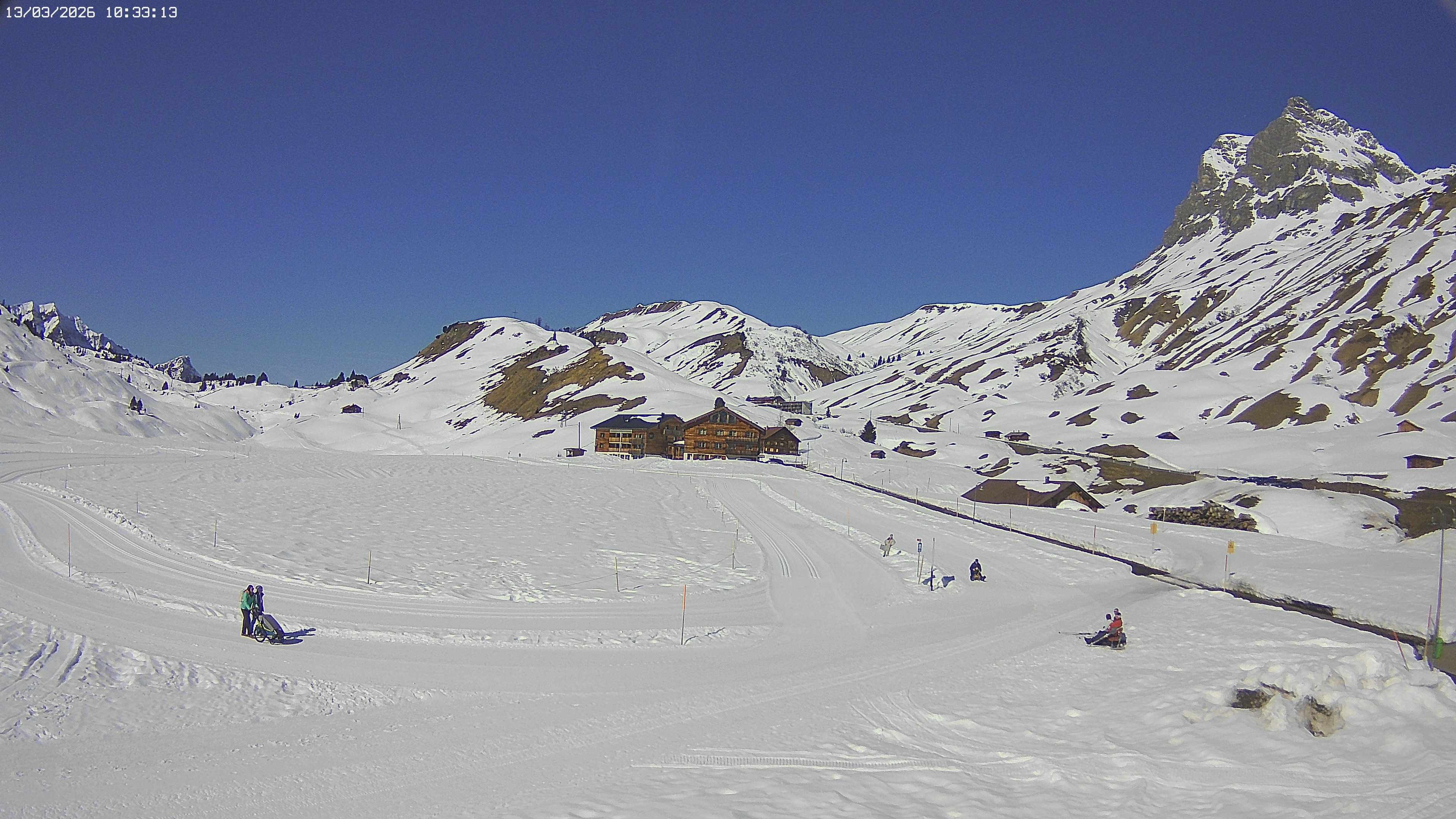 Archiv Foto Webcam Jägeralpe bei Warth