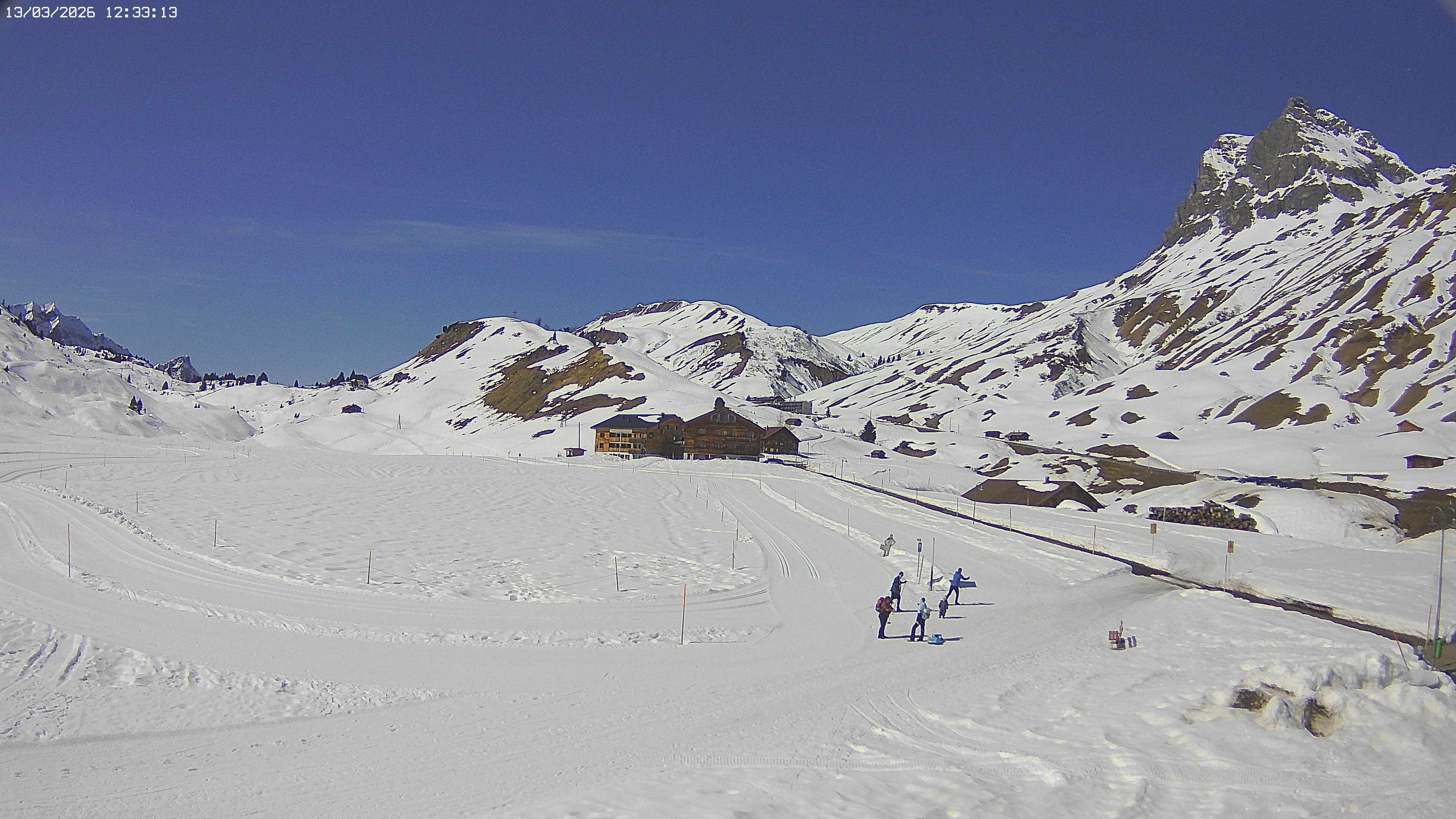 Archiv Foto Webcam Jägeralpe bei Warth