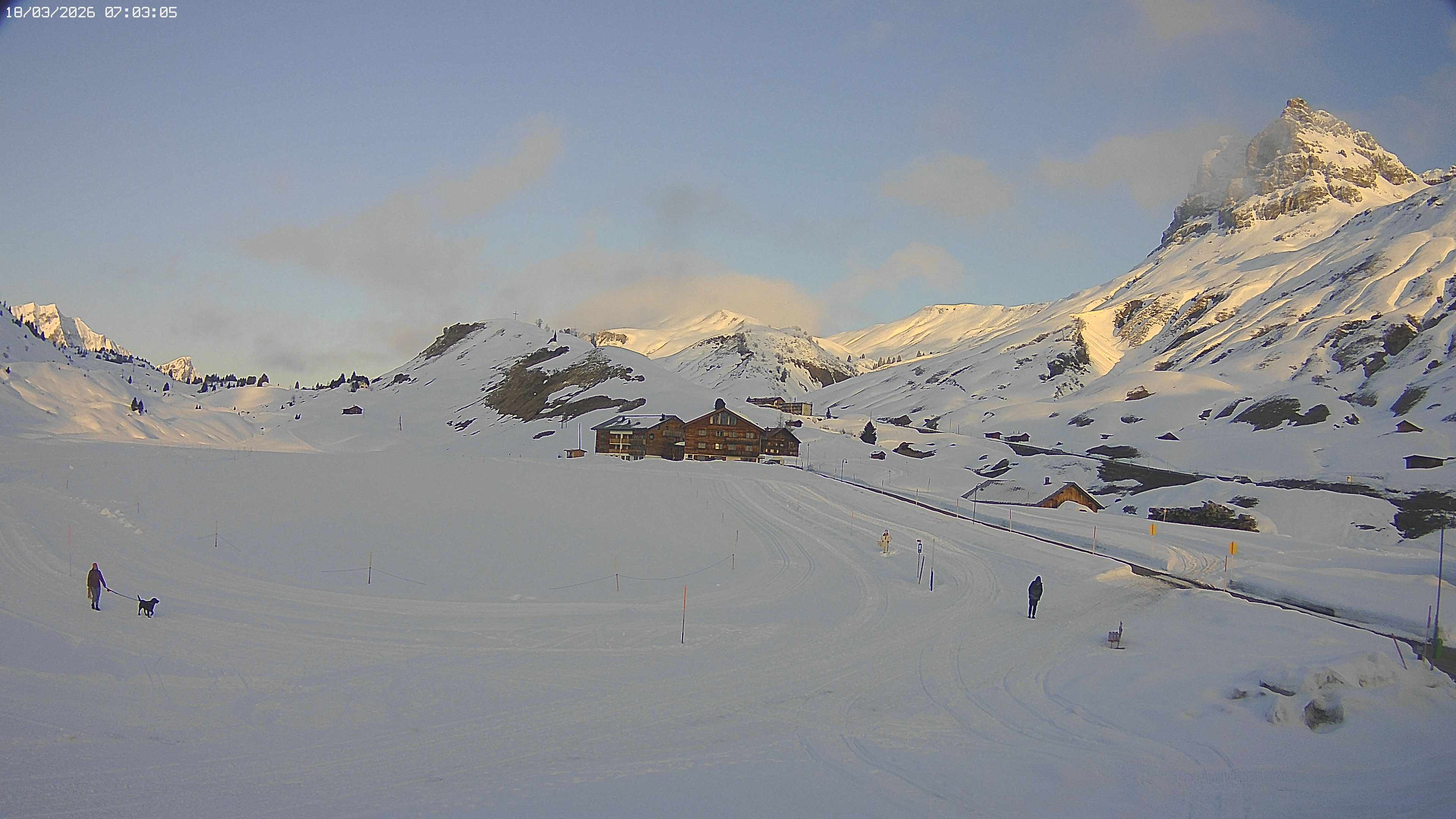 Archiv Foto Webcam Jägeralpe bei Warth