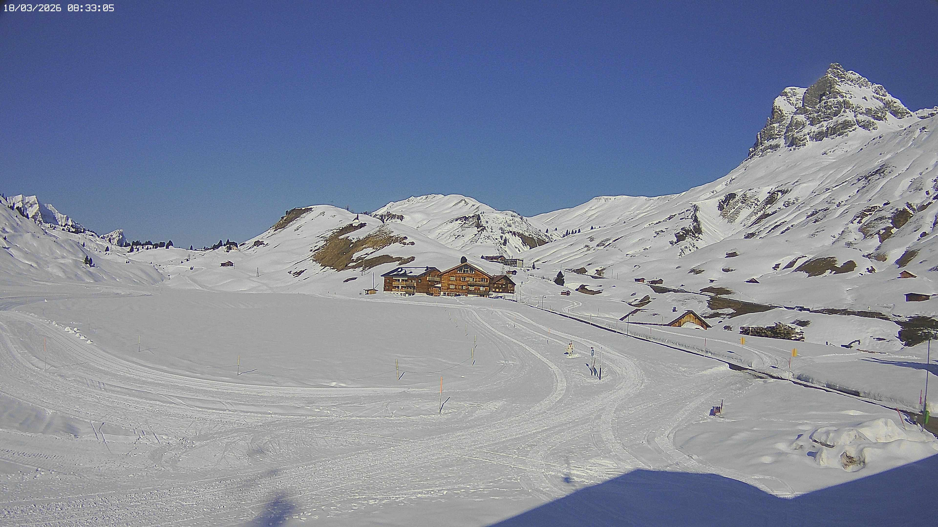 Archiv Foto Webcam Jägeralpe bei Warth