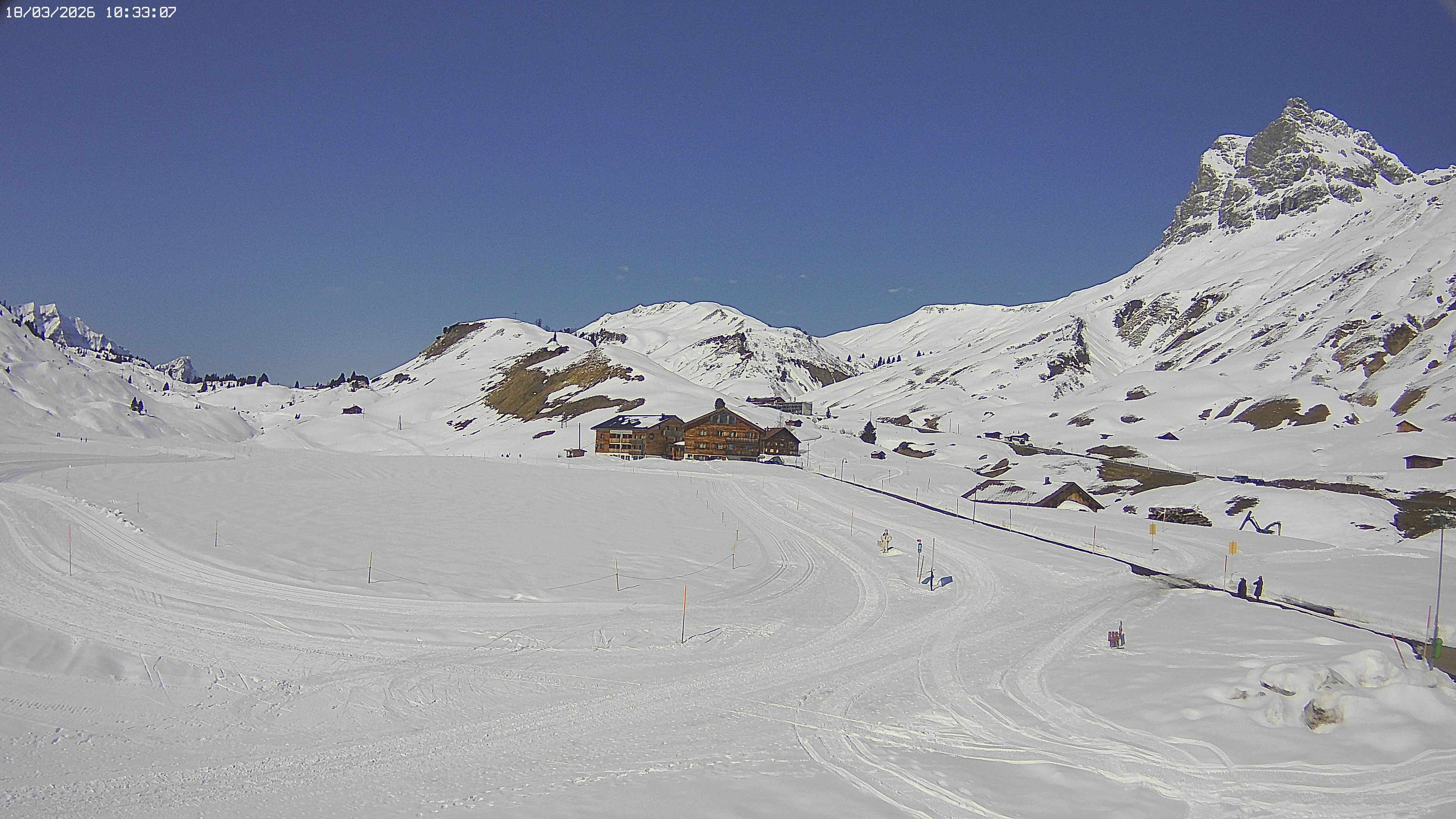 Archiv Foto Webcam Jägeralpe bei Warth