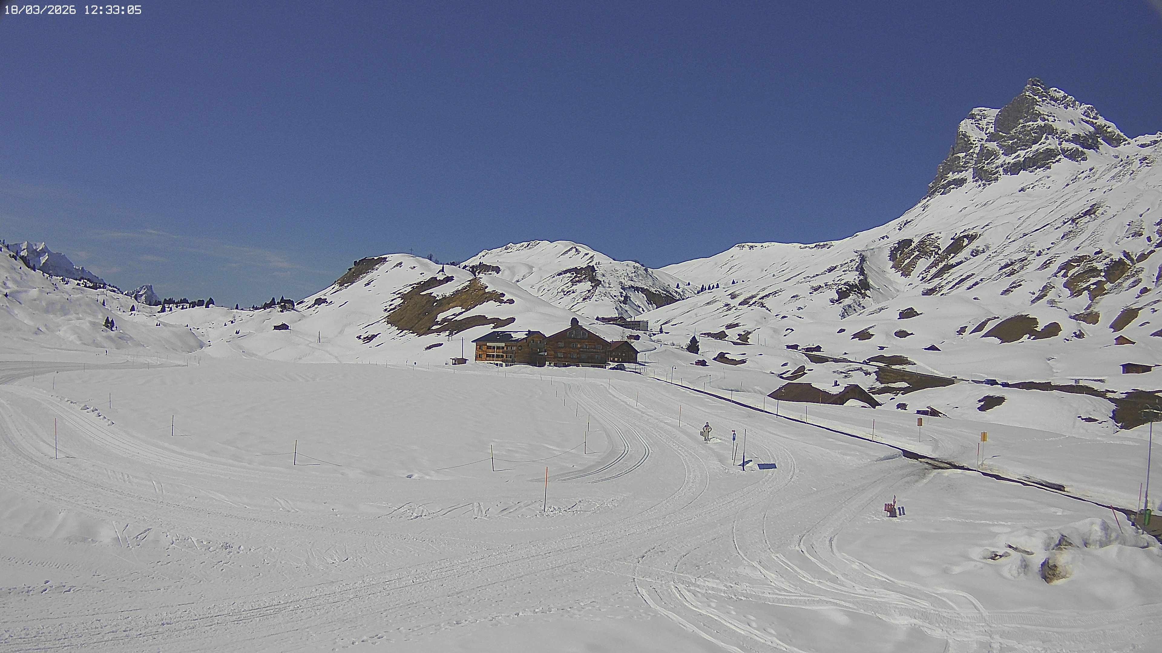 Archiv Foto Webcam Jägeralpe bei Warth