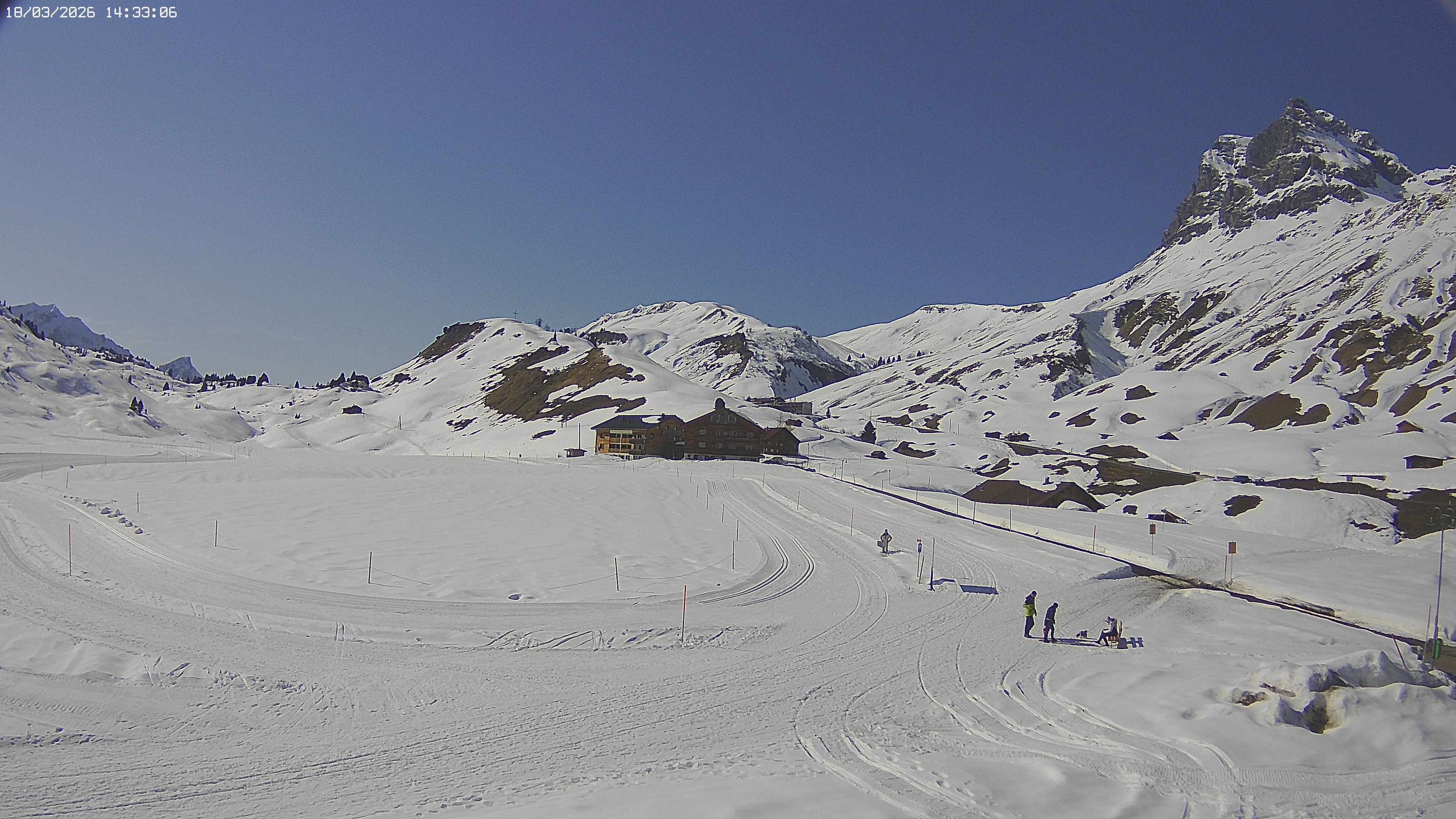 Archiv Foto Webcam Jägeralpe bei Warth