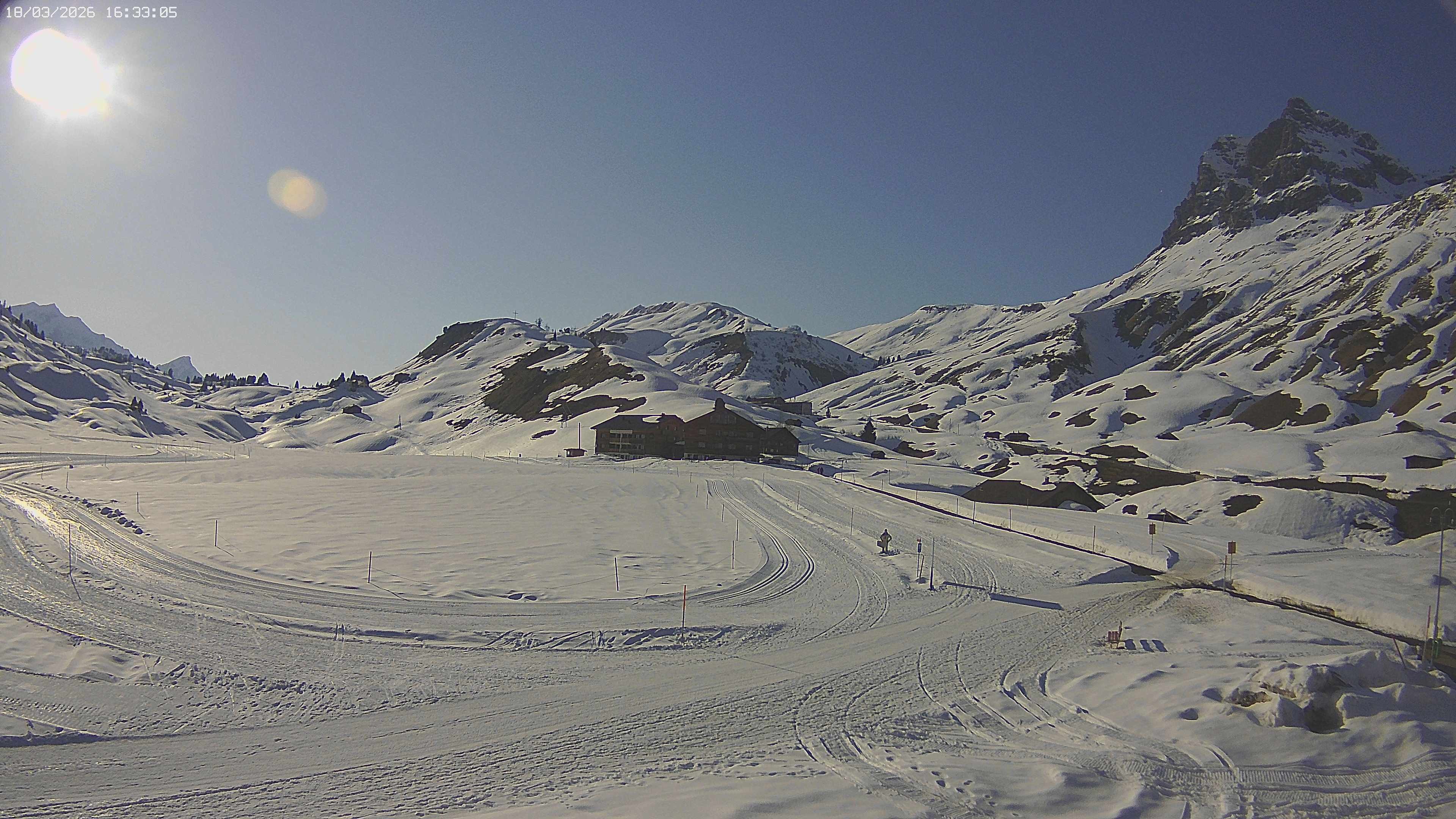 Archiv Foto Webcam Jägeralpe bei Warth