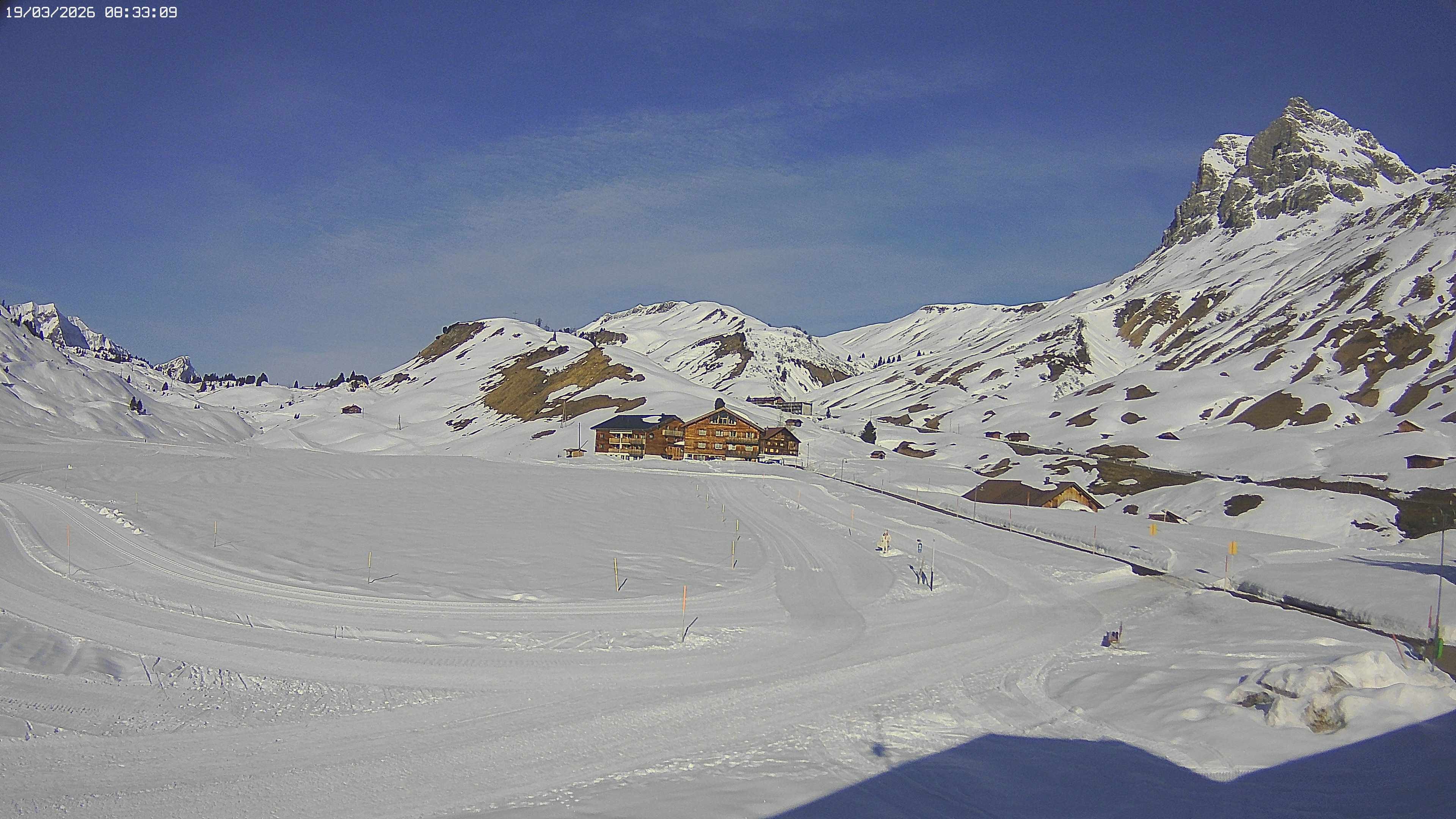 Archiv Foto Webcam Jägeralpe bei Warth