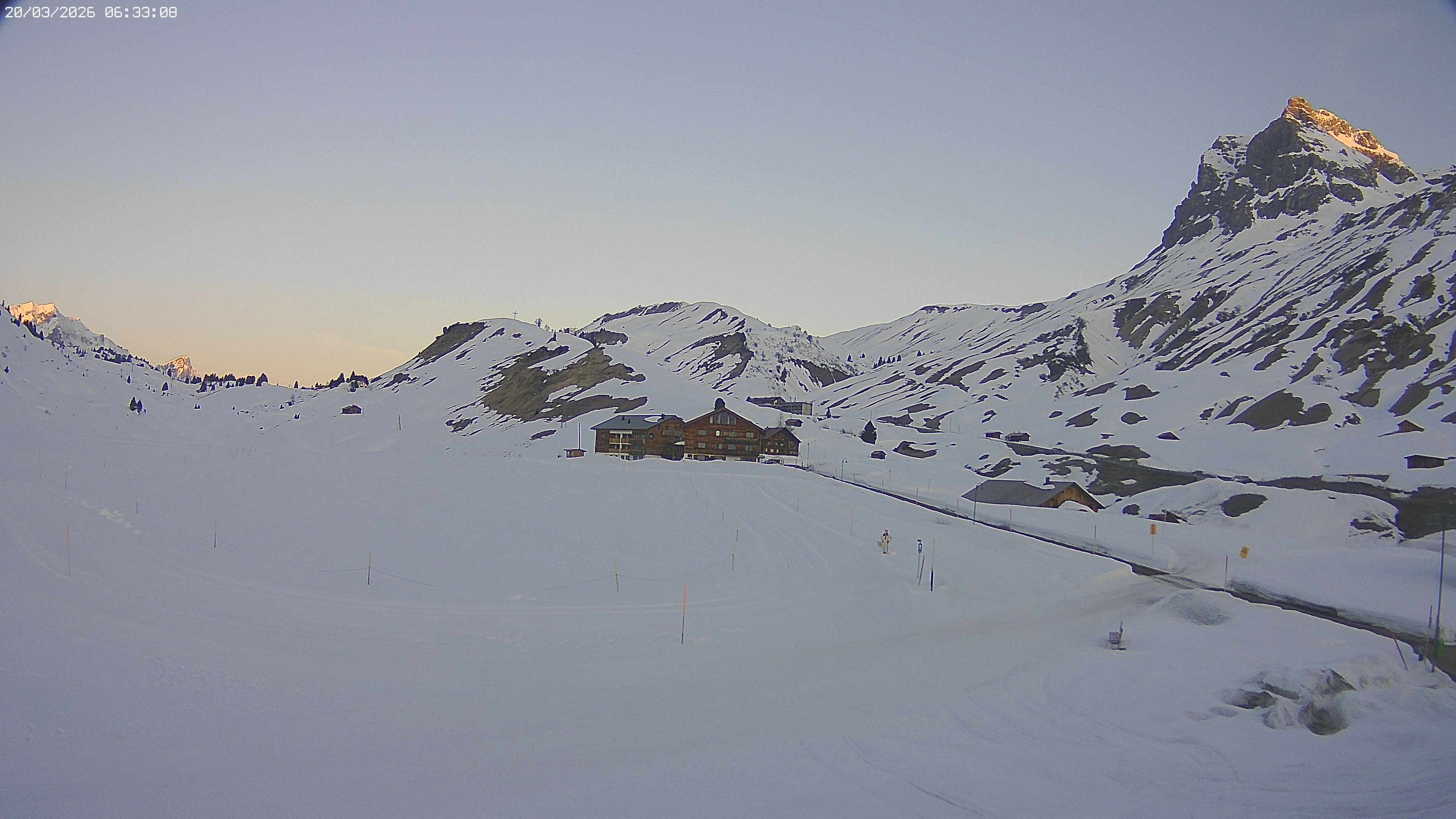 Archiv Foto Webcam Jägeralpe bei Warth