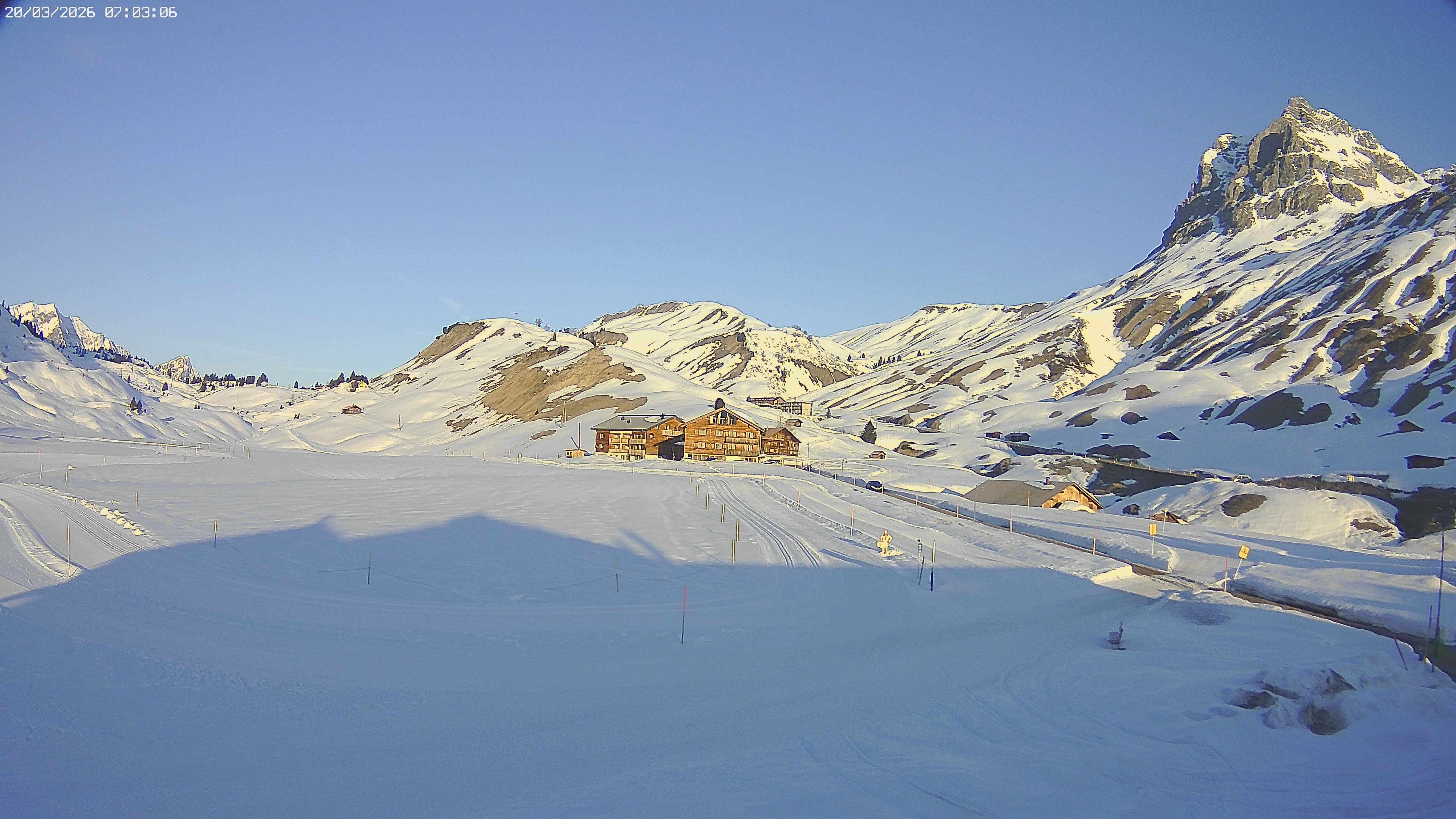 Archiv Foto Webcam Jägeralpe bei Warth