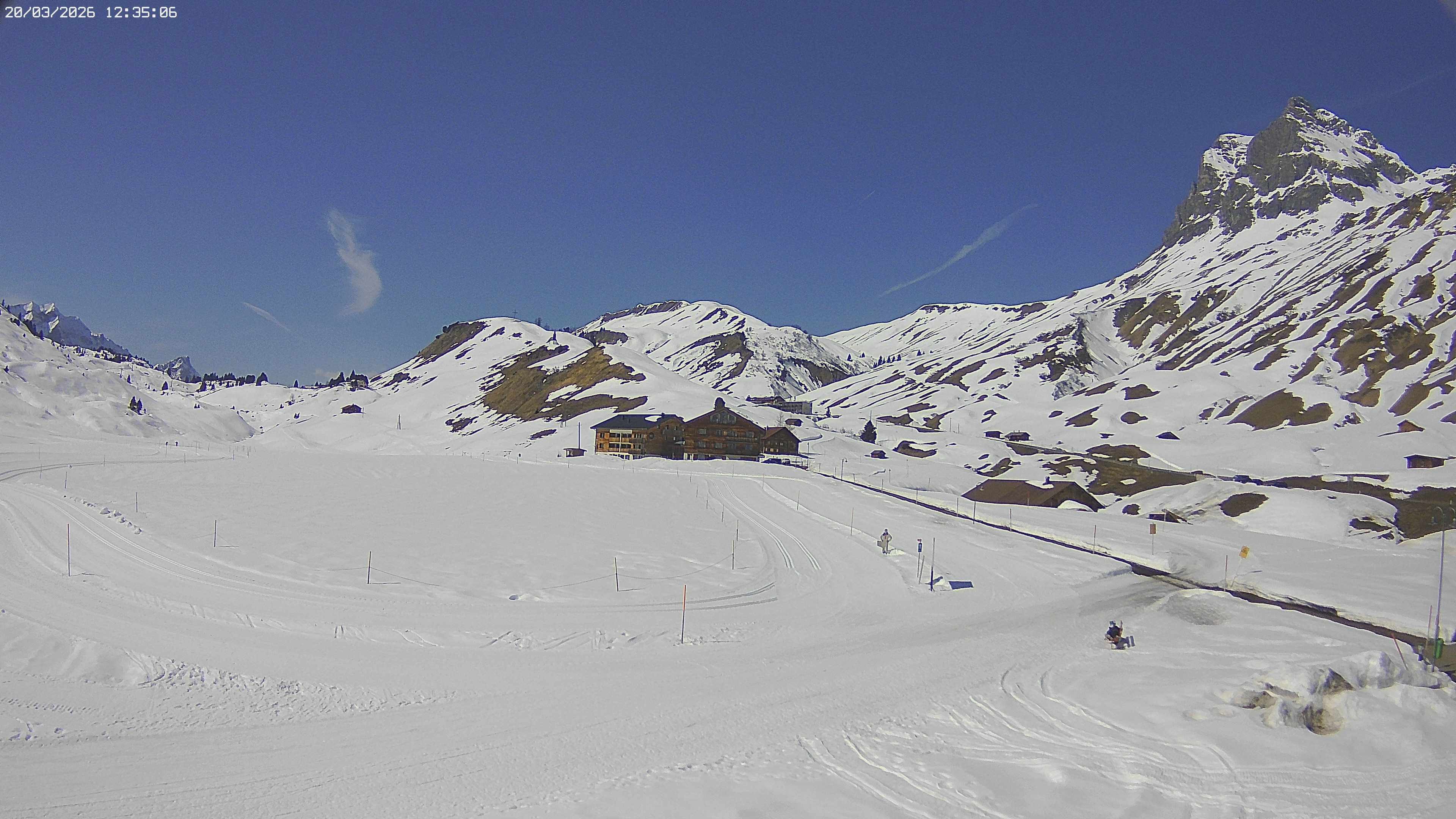 Archiv Foto Webcam Jägeralpe bei Warth